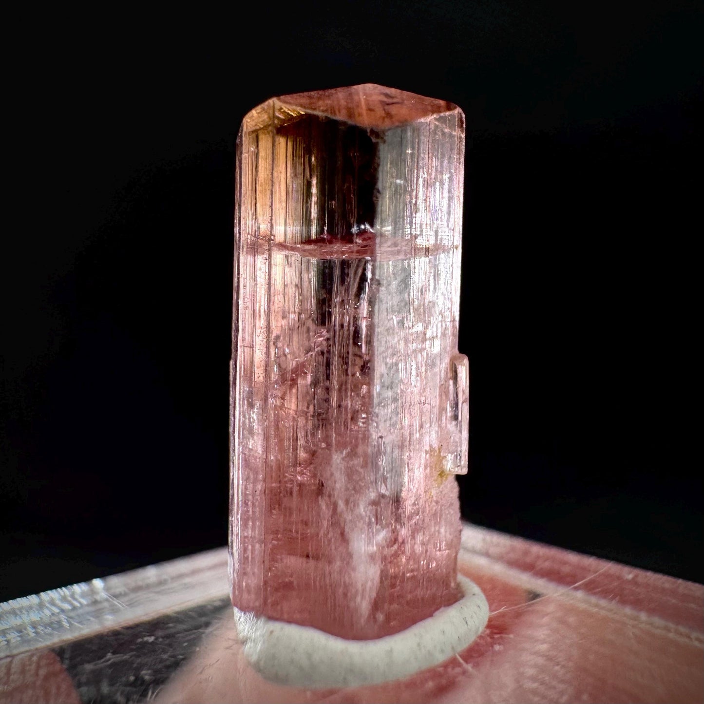 Elbaite Tourmaline | Pink Crystal, mineral specimen from Paprok