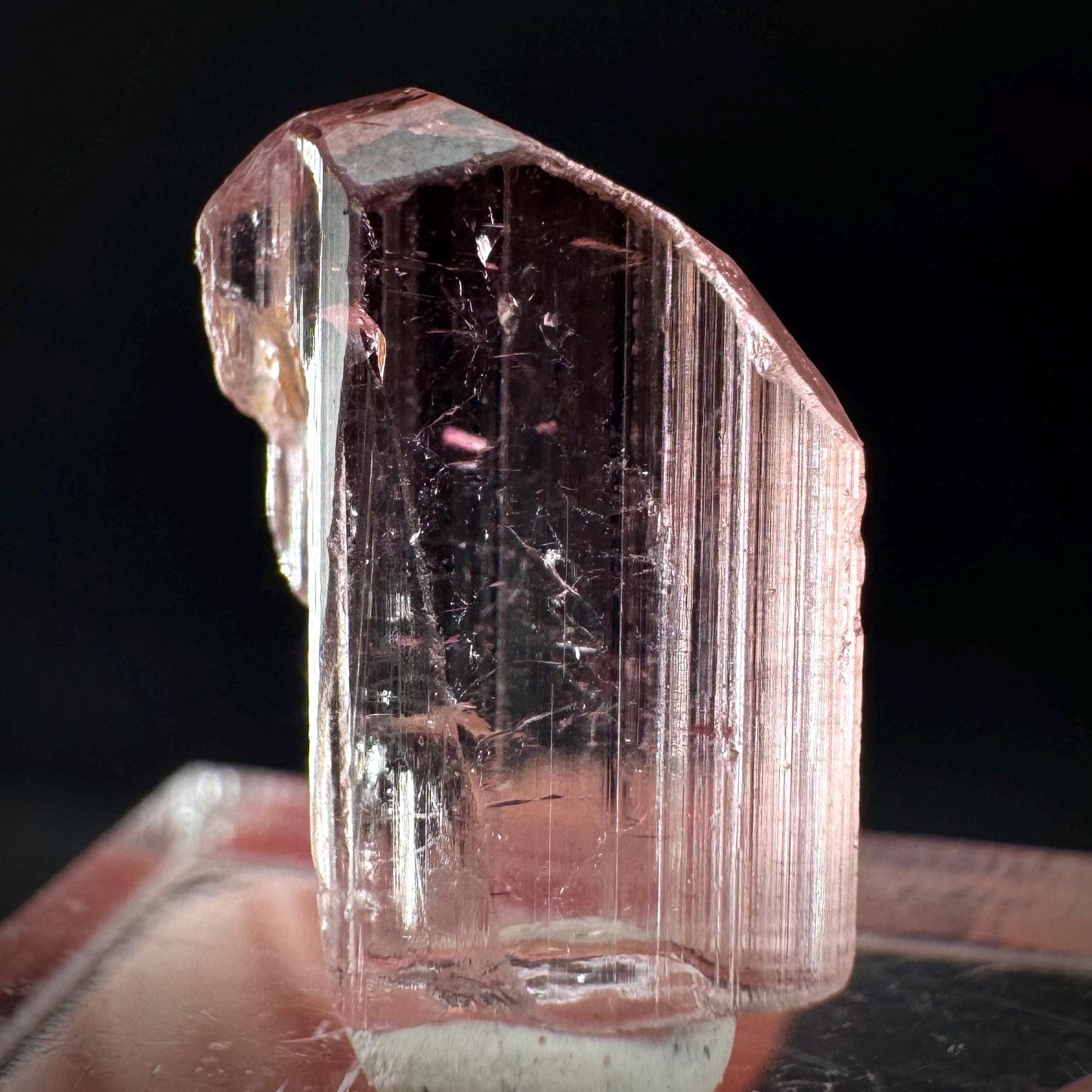 Elbaite Tourmaline | Pink Crystal, mineral specimen from Paprok