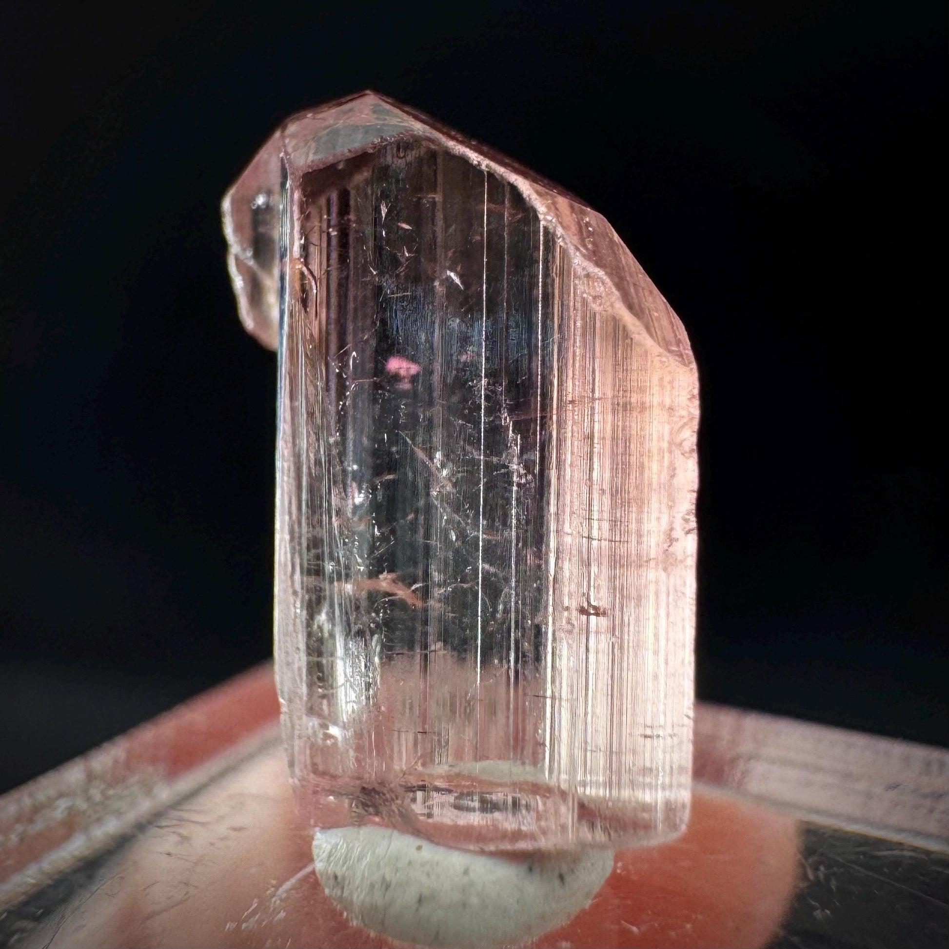 Elbaite Tourmaline | Pink Crystal, mineral specimen from Paprok