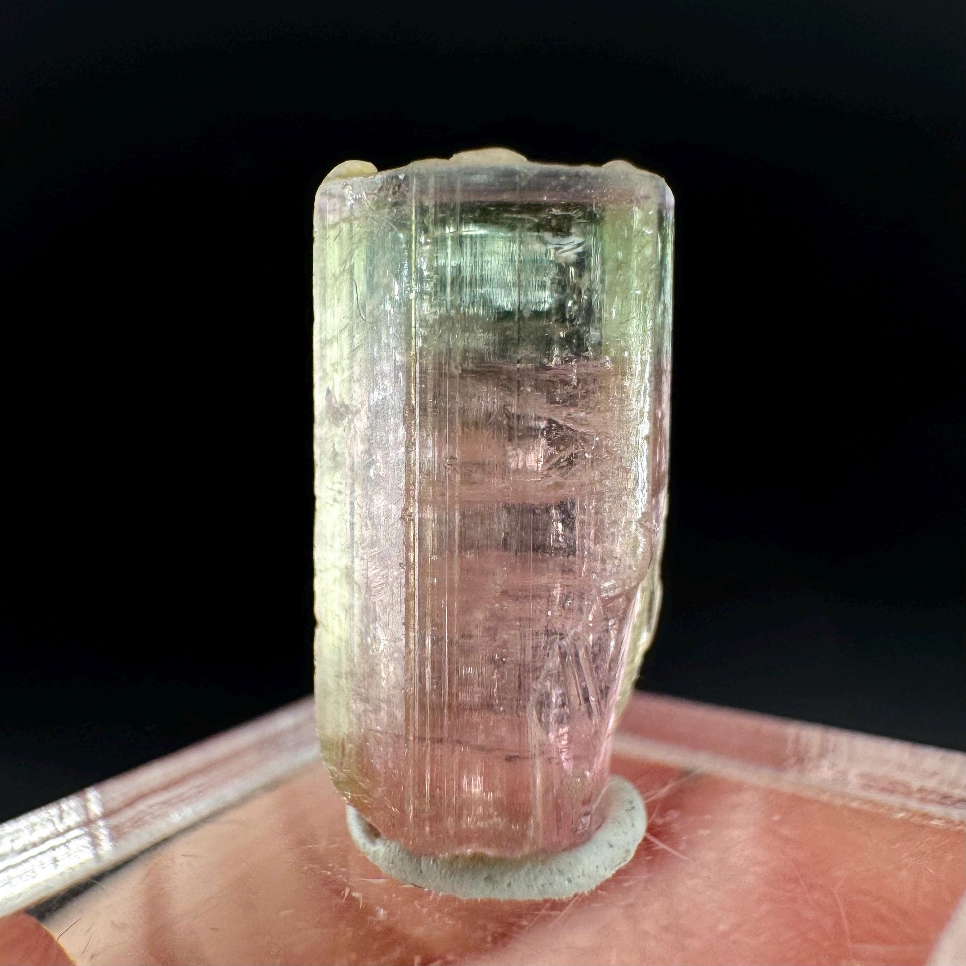 Watermelon Tourmaline | Green & Pink Elbaite Crystal, mineral specimen from Paprok