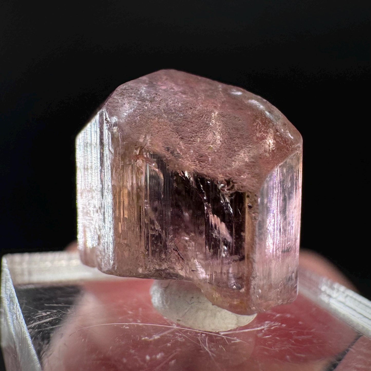 Elbaite Tourmaline | Pink Crystal, mineral specimen from Paprok