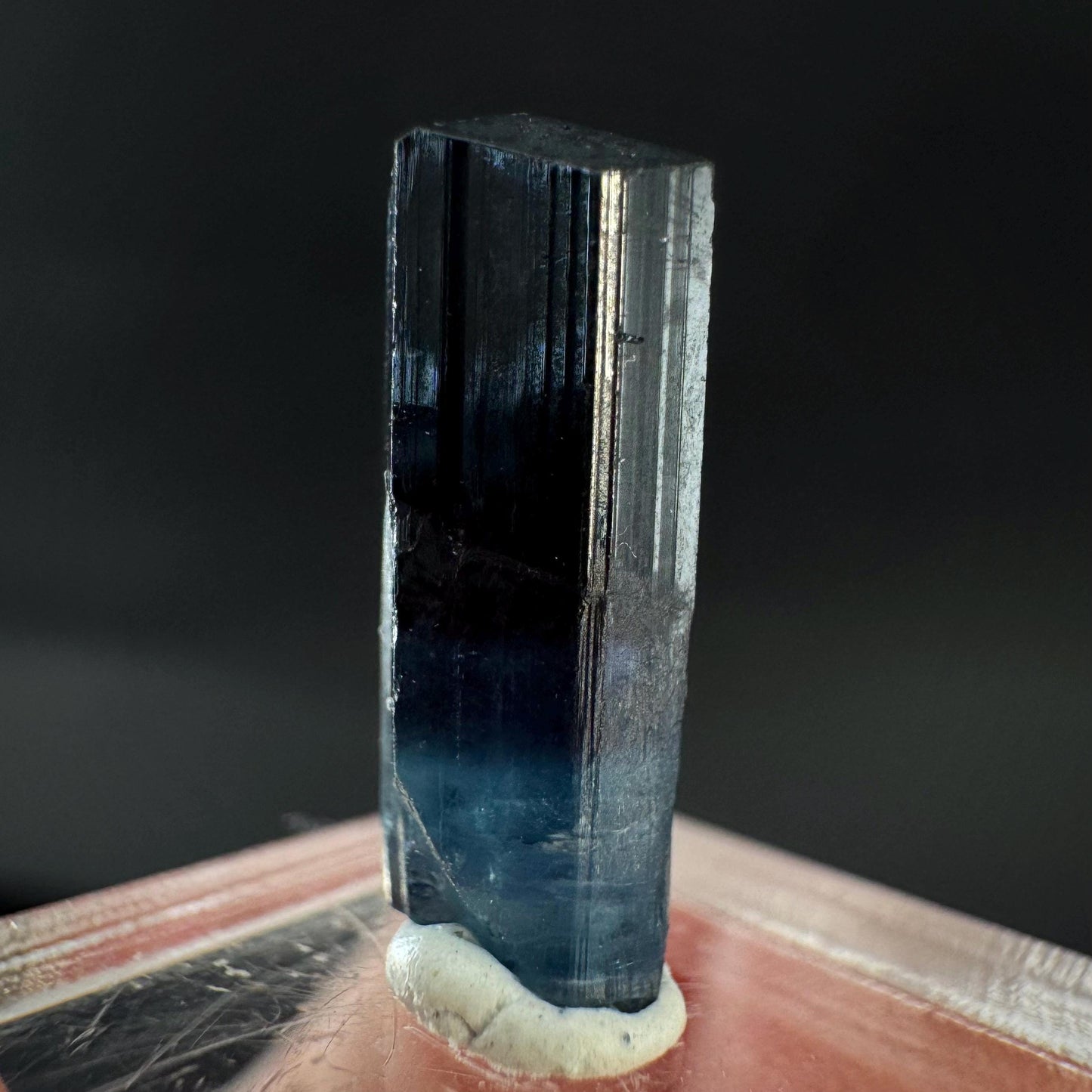 Indicolite Tourmaline Crystal | Natural Blue-Green Mineral Specimen from Pakistan