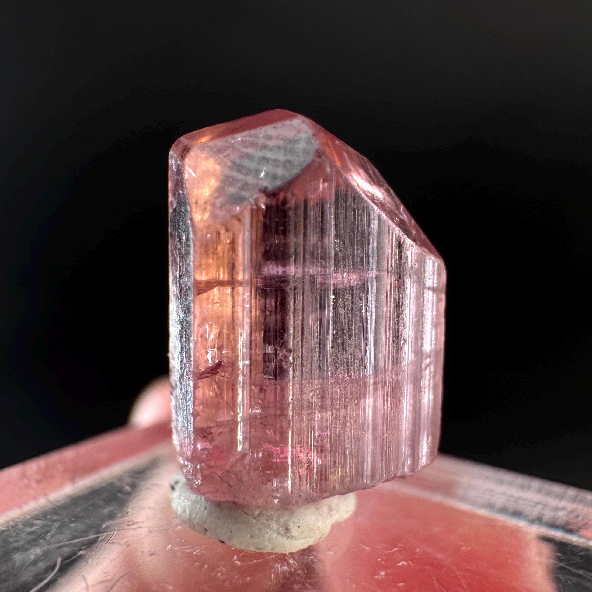Elbaite Tourmaline | Pink Crystal, mineral specimen from Paprok