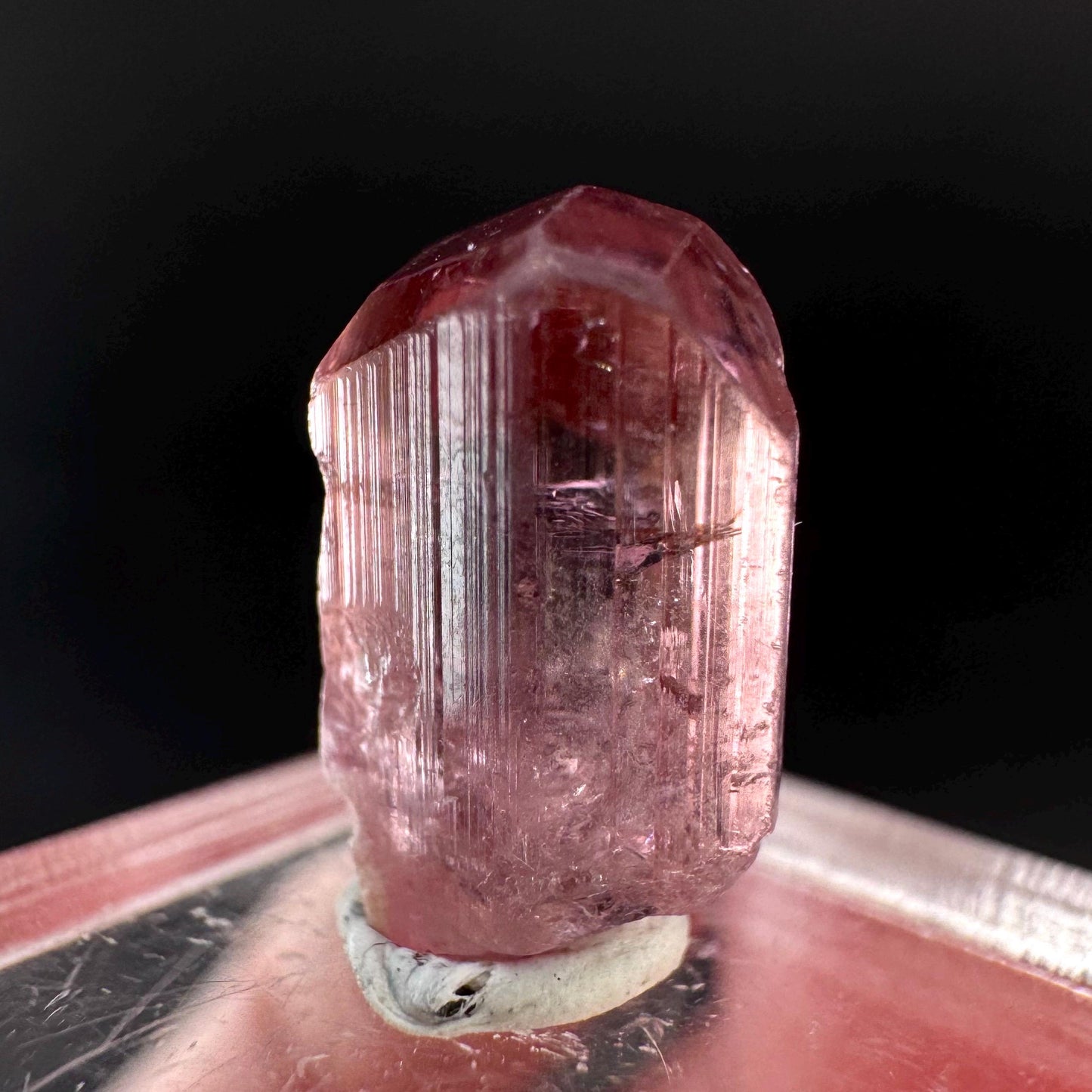 Elbaite Tourmaline | Pink Crystal, mineral specimen from Paprok