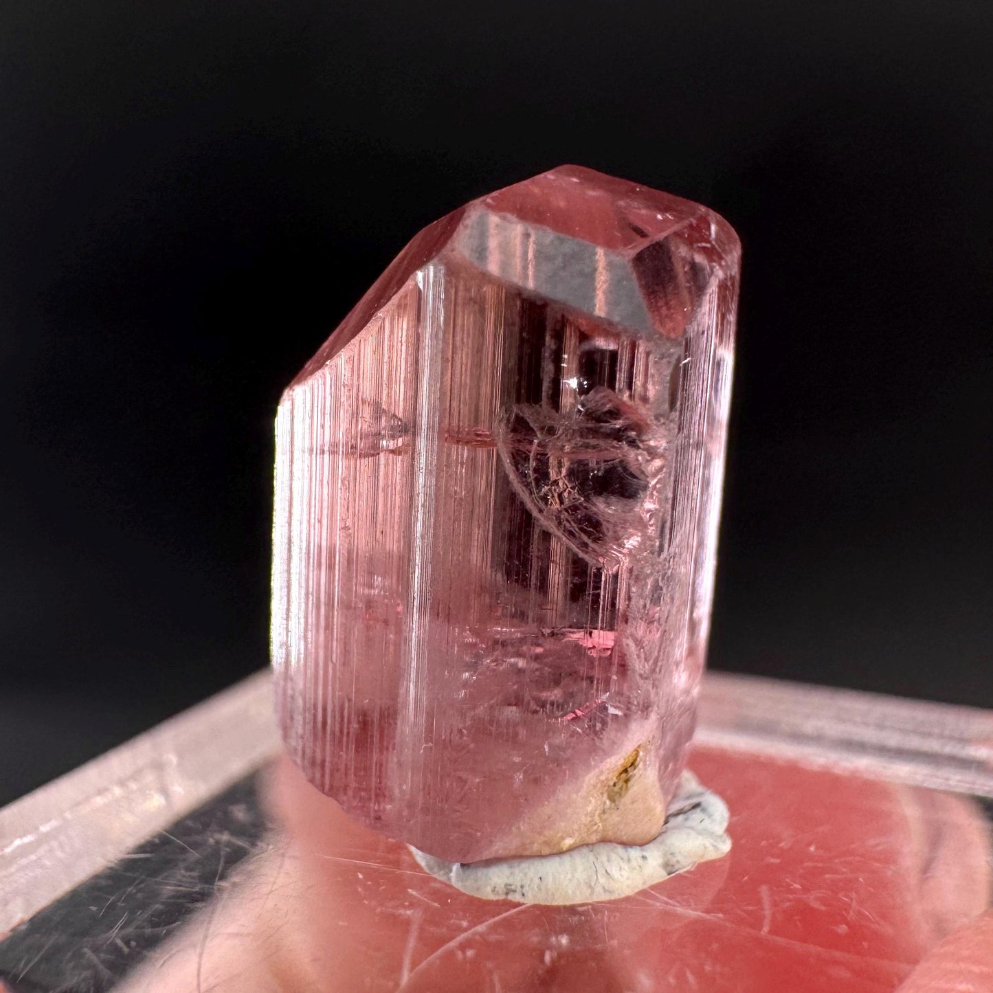 Elbaite Tourmaline | Pink Crystal, mineral specimen from Paprok