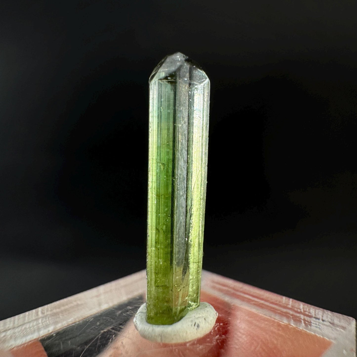 Elbaite Tourmaline | Green Crystal, mineral specimen from Paprok