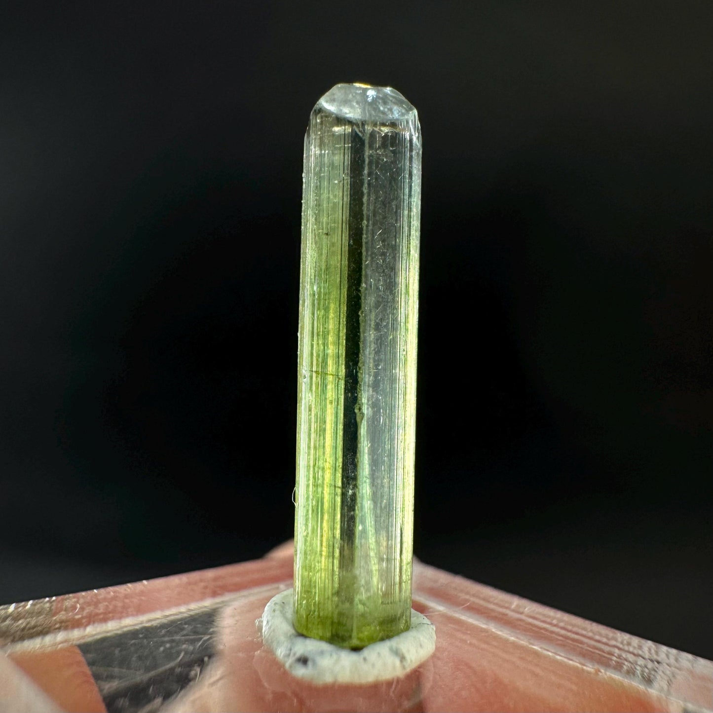 Elbaite Tourmaline | Green Crystal, mineral specimen from Paprok