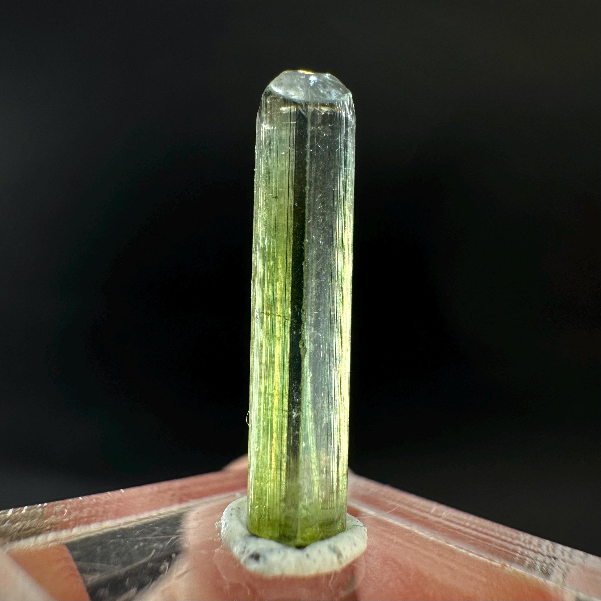 Elbaite Tourmaline | Green Crystal, mineral specimen from Paprok
