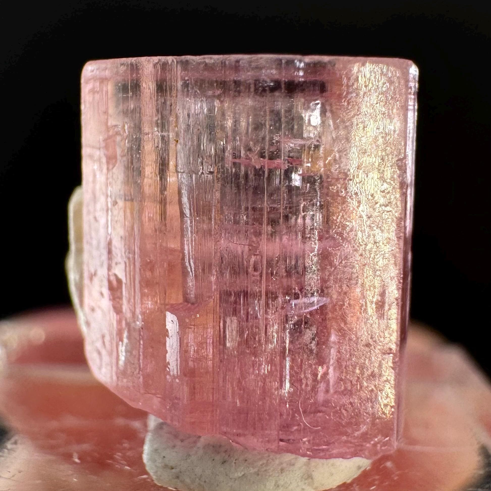 Elbaite Tourmaline | Pink Crystal, mineral specimen from Paprok