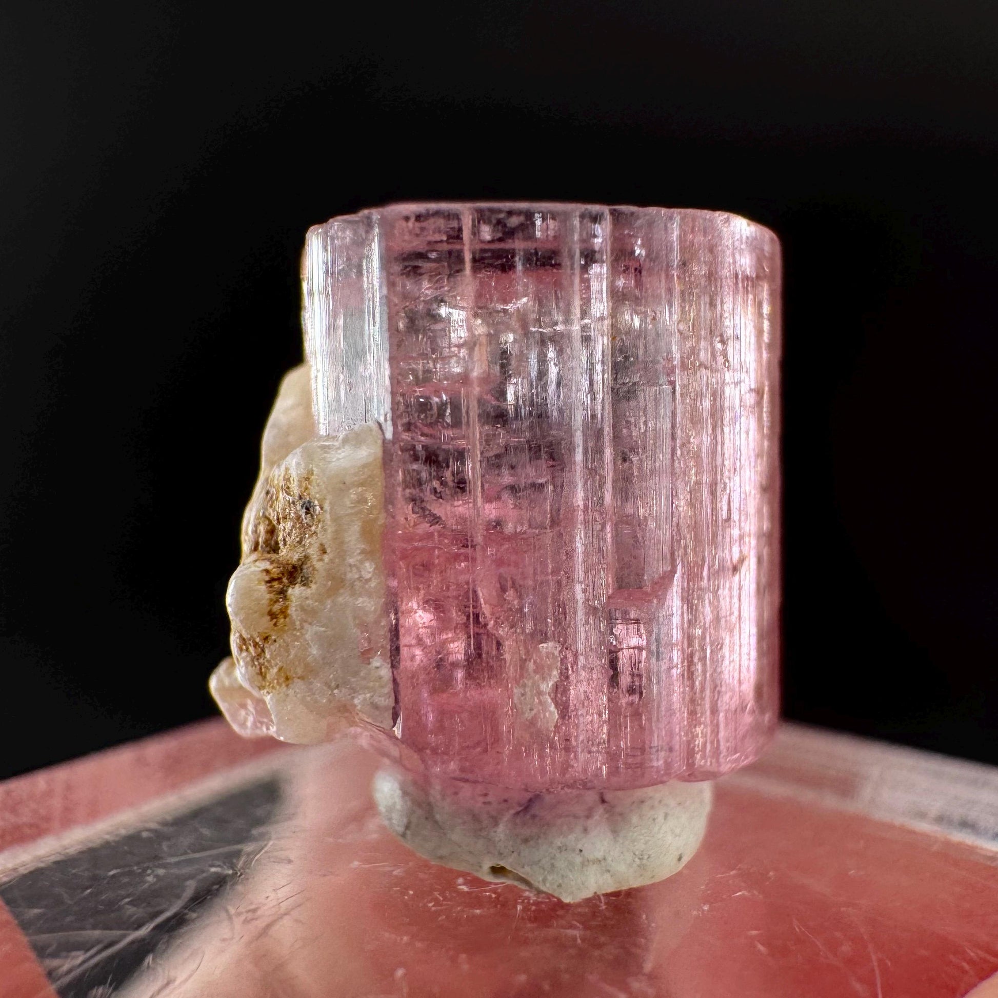 Elbaite Tourmaline | Pink Crystal, mineral specimen from Paprok