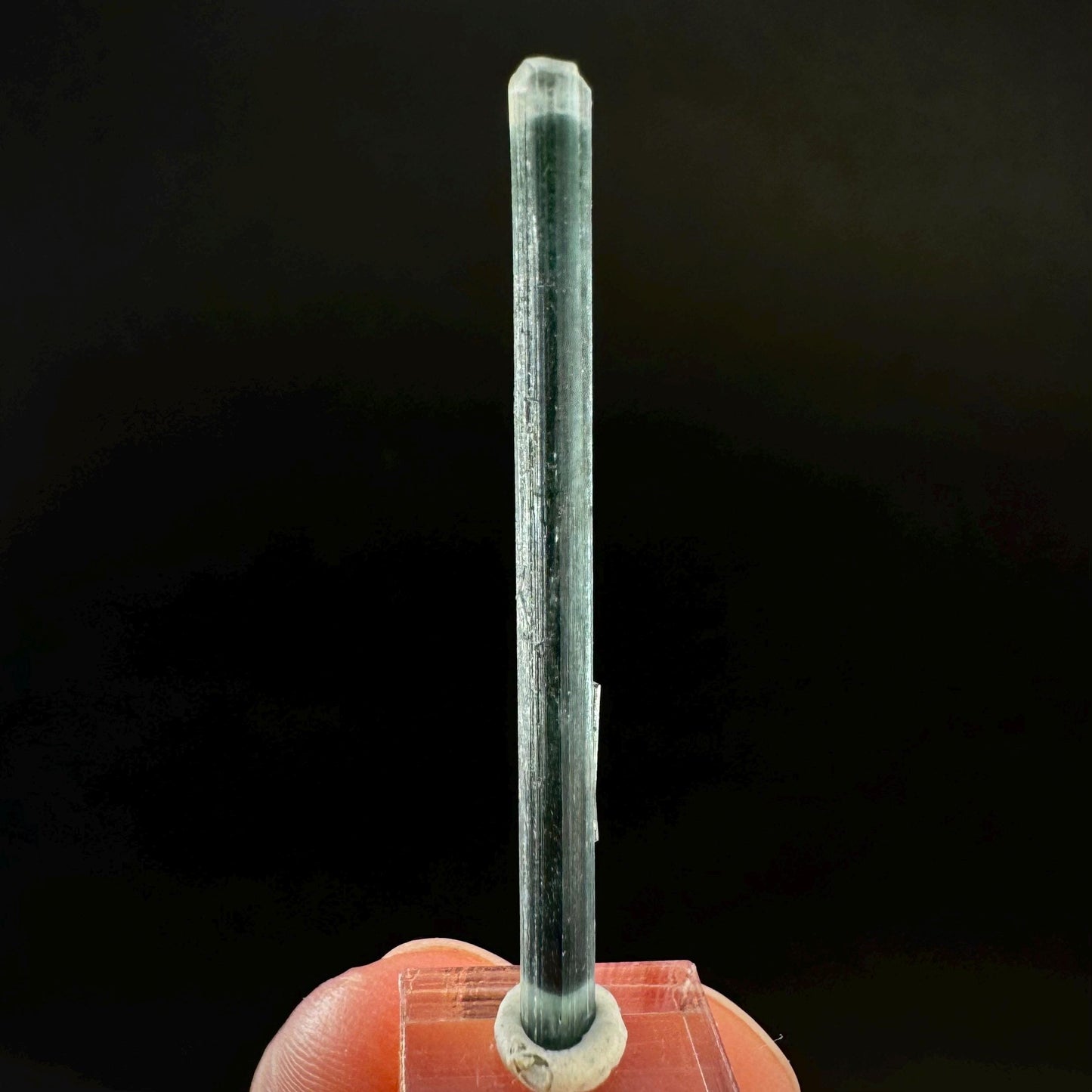 Indicolite Tourmaline Crystal | Natural Blue-Green Mineral Specimen from Pakistan