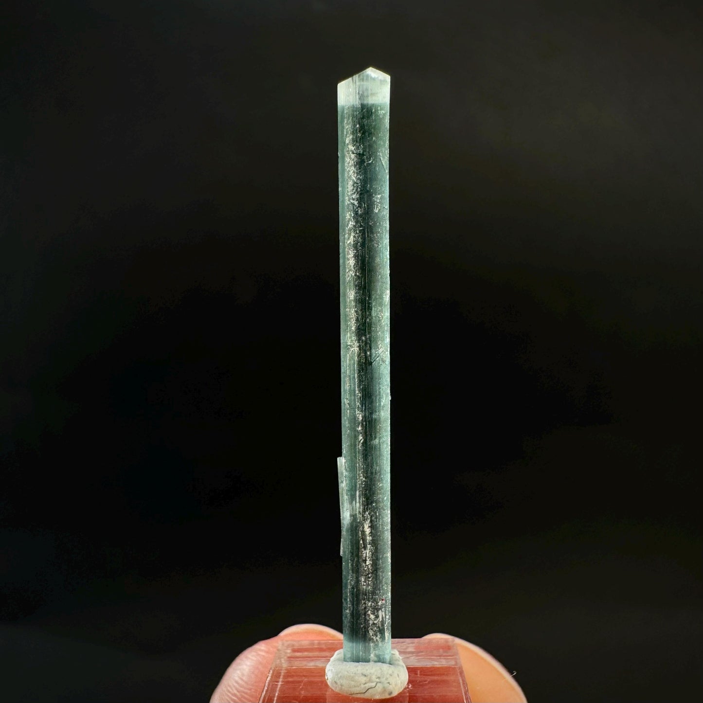 Indicolite Tourmaline Crystal | Natural Blue-Green Mineral Specimen from Pakistan