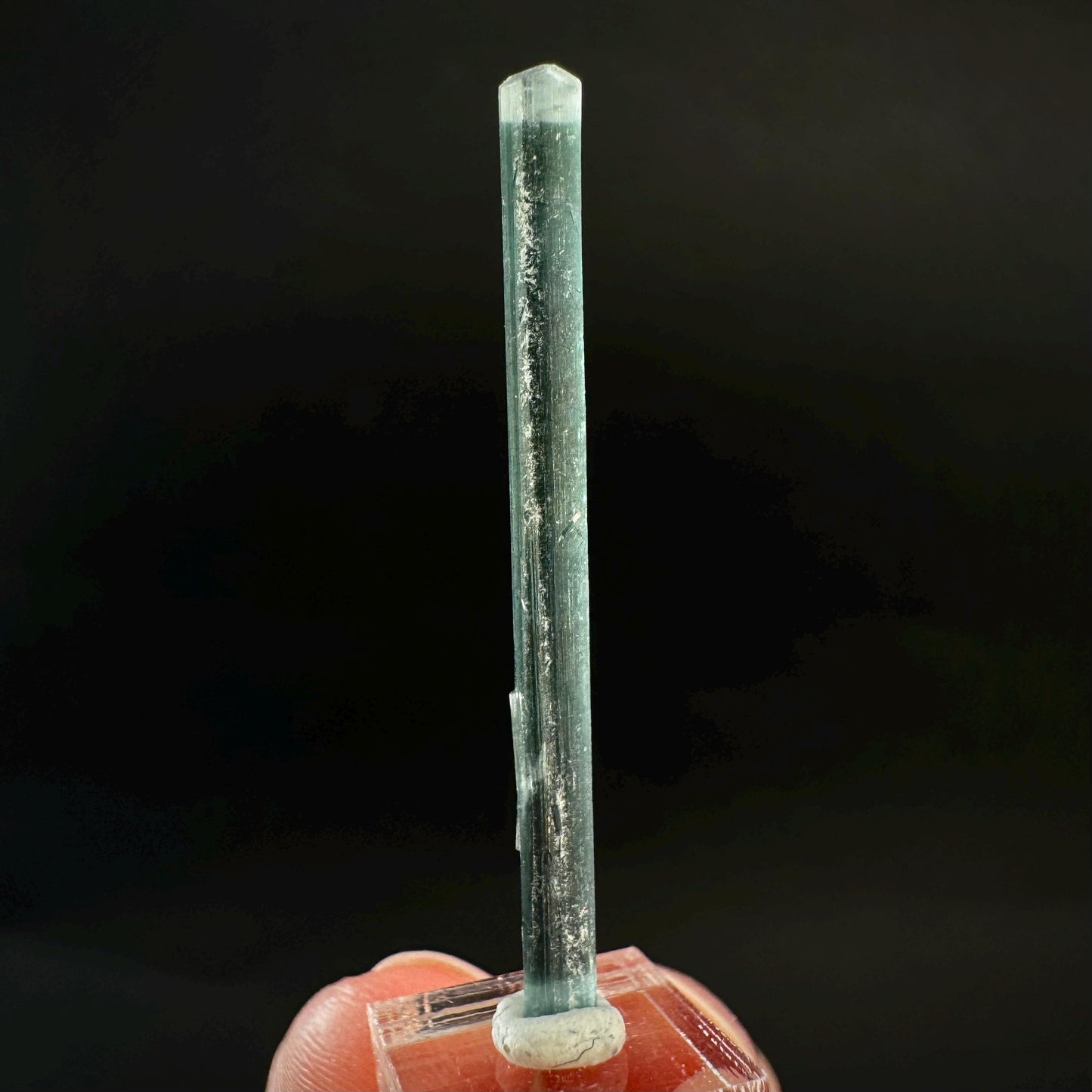 Indicolite Tourmaline Crystal | Natural Blue-Green Mineral Specimen from Pakistan