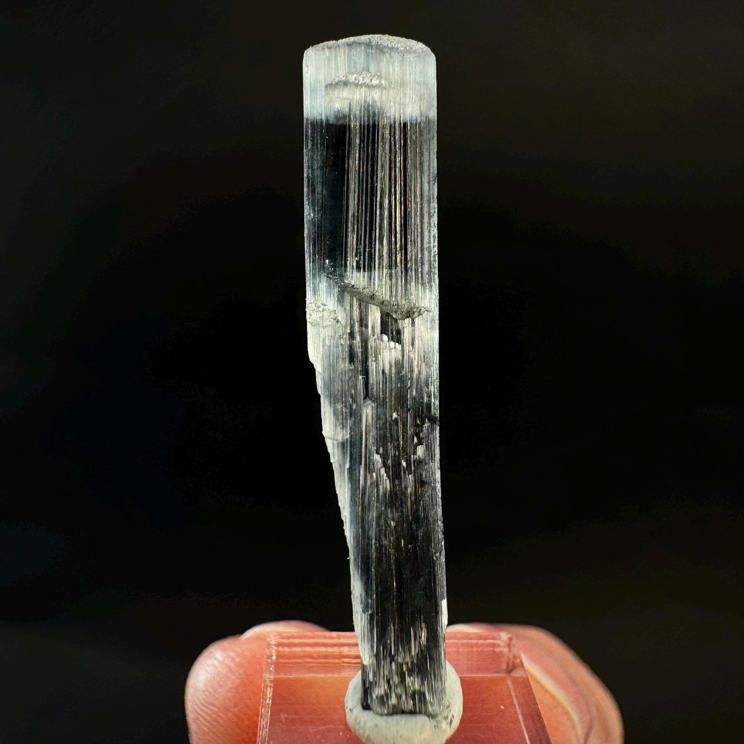Indicolite Tourmaline Crystal | Natural Blue-Green Mineral Specimen from Pakistan