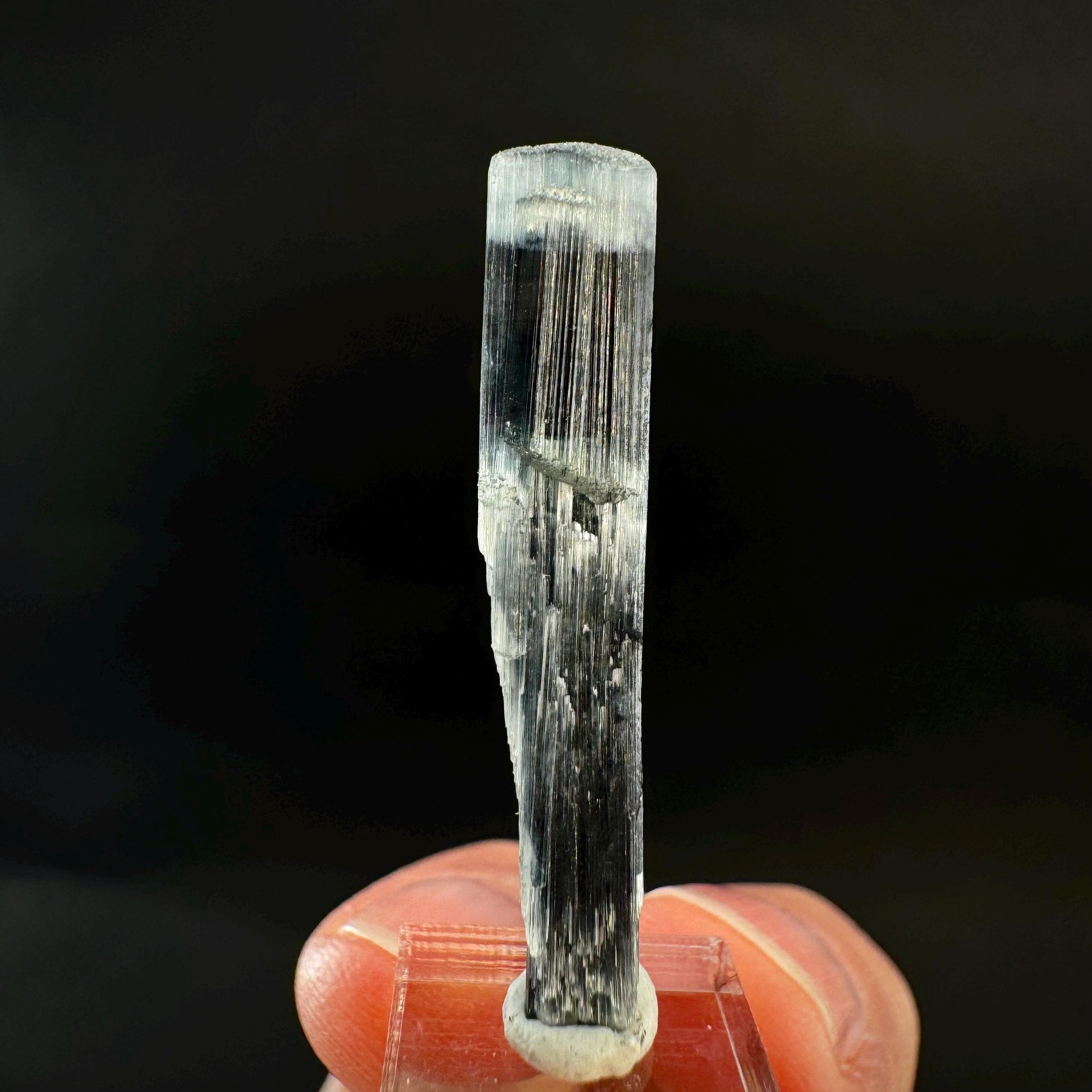 Indicolite Tourmaline Crystal | Natural Blue-Green Mineral Specimen from Pakistan