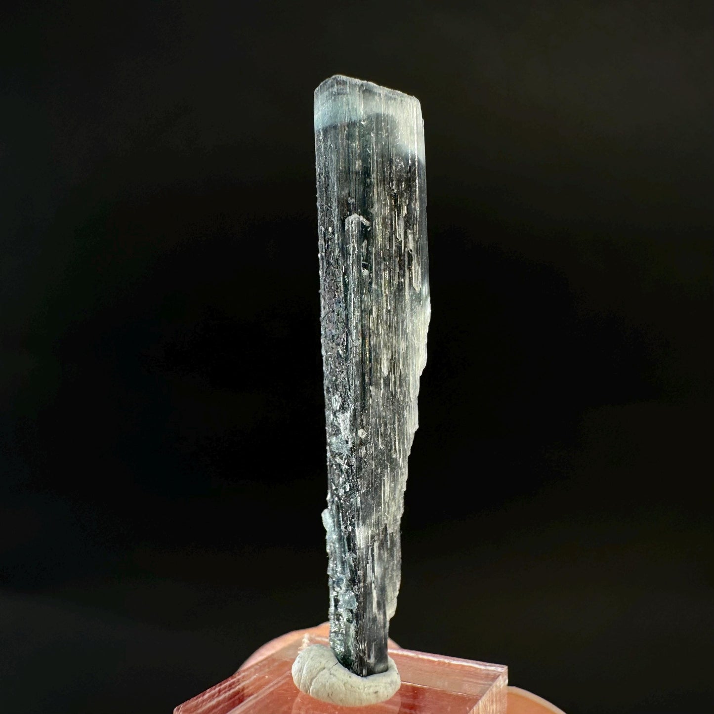 Indicolite Tourmaline Crystal | Natural Blue-Green Mineral Specimen from Pakistan