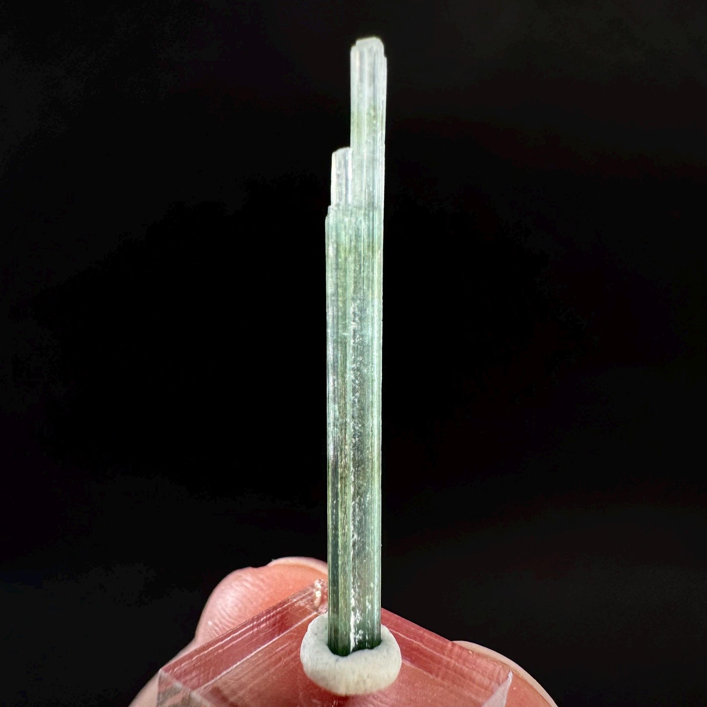Indicolite Tourmaline Crystal | Natural Blue-Green Mineral Specimen from Pakistan