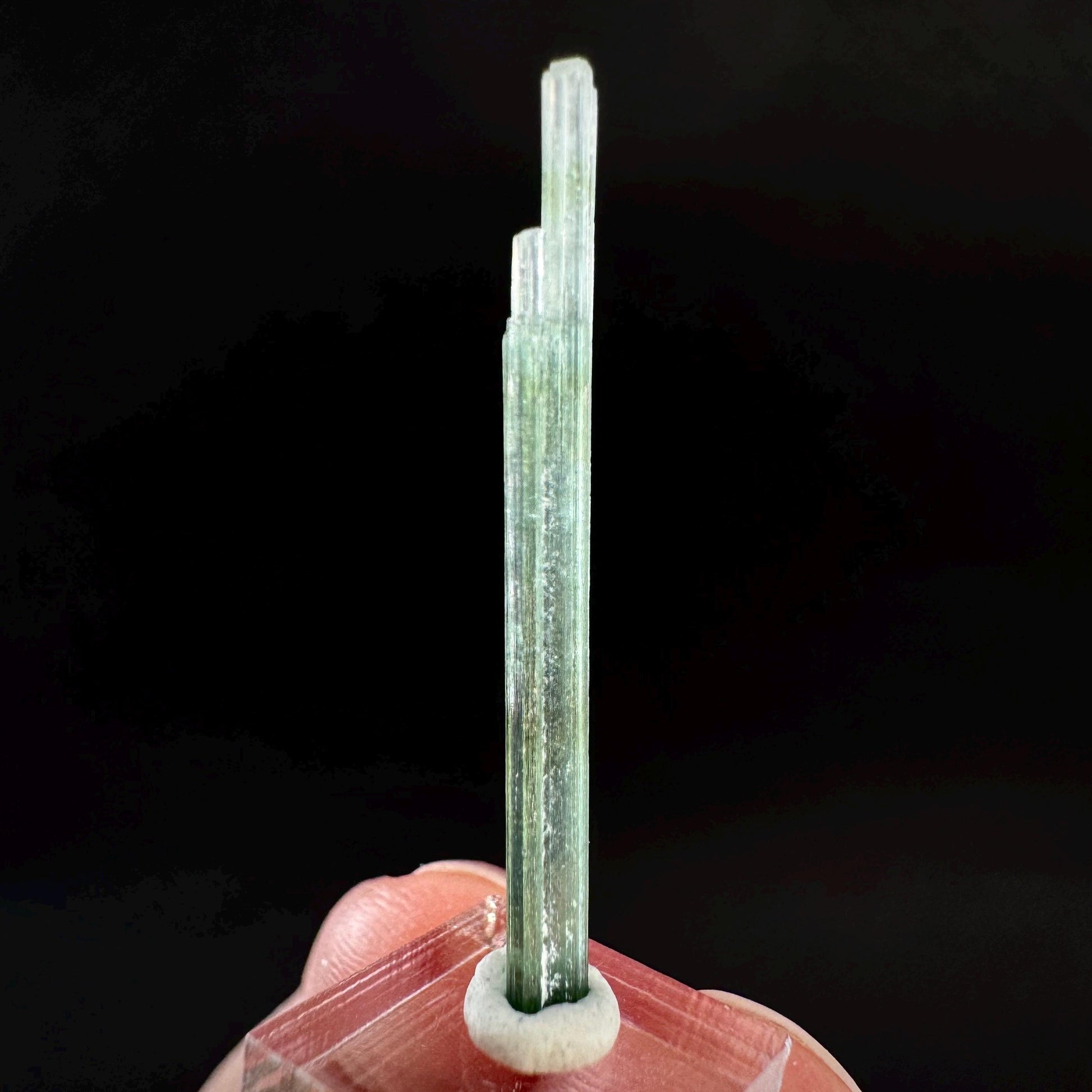 Indicolite Tourmaline Crystal | Natural Blue-Green Mineral Specimen from Pakistan