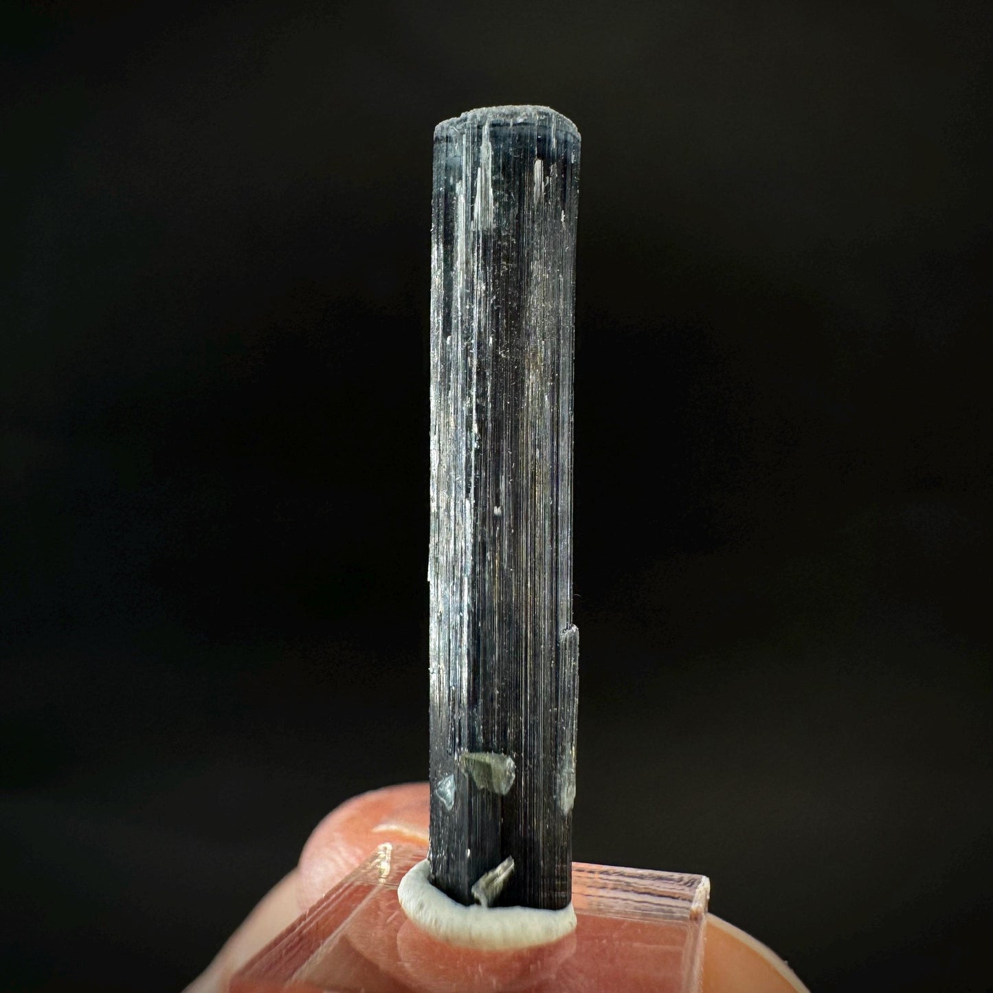 Indicolite Tourmaline Crystal | Natural Blue-Green Mineral Specimen from Pakistan