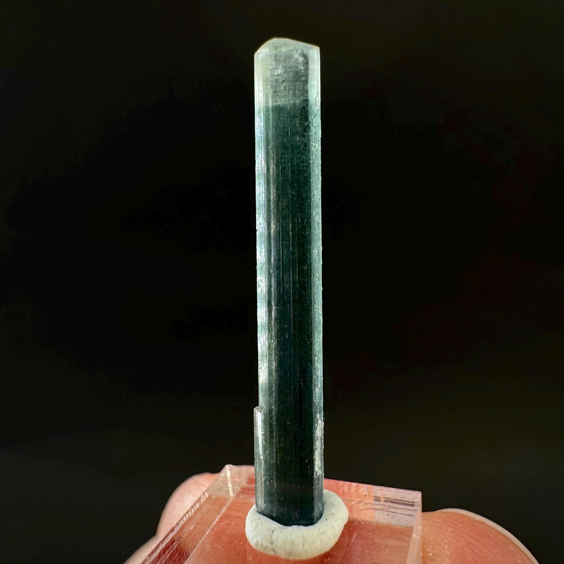 Indicolite Tourmaline Crystal | Natural Blue-Green Mineral Specimen from Pakistan