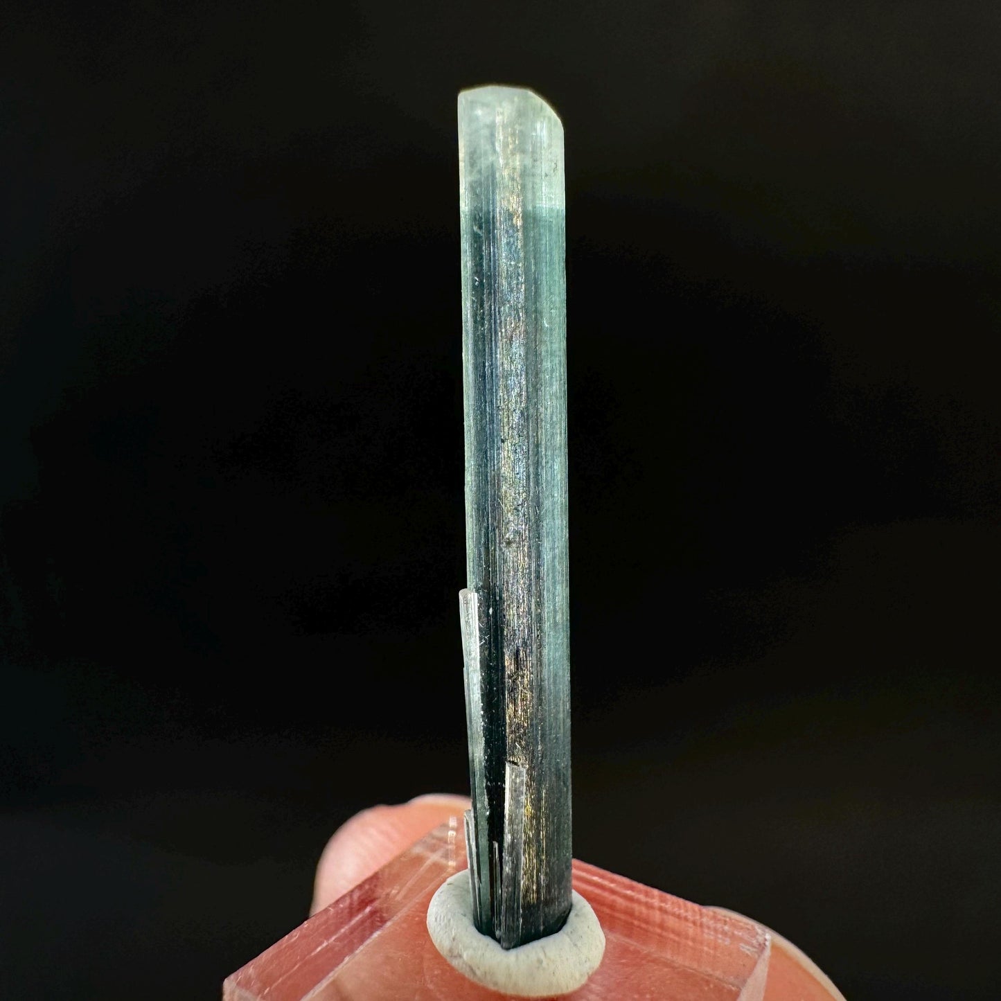 Indicolite Tourmaline Crystal | Natural Blue-Green Mineral Specimen from Pakistan