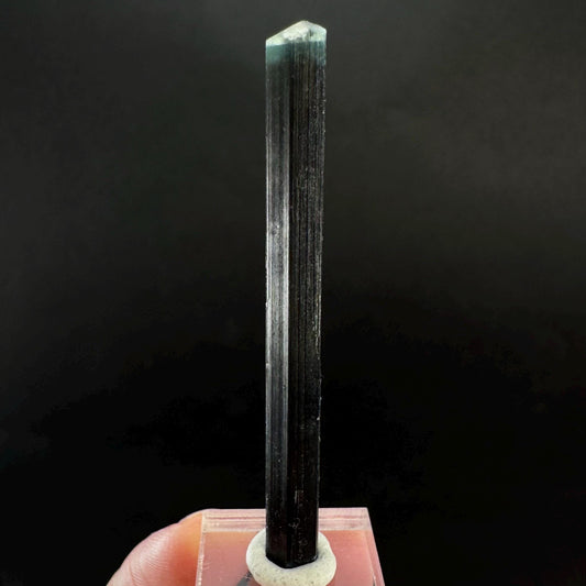Indicolite Tourmaline Crystal | Natural Blue-Green Mineral Specimen from Pakistan