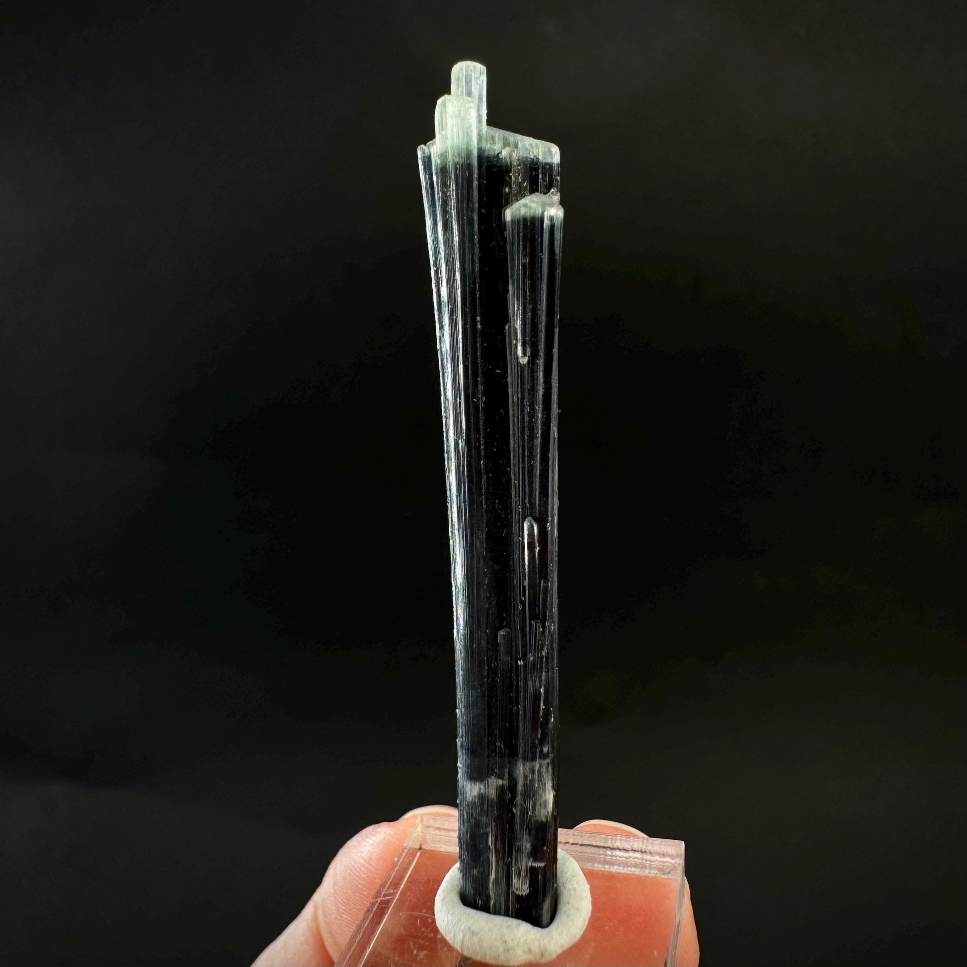 Indicolite Tourmaline Crystal | Natural Blue-Green Mineral Specimen from Pakistan