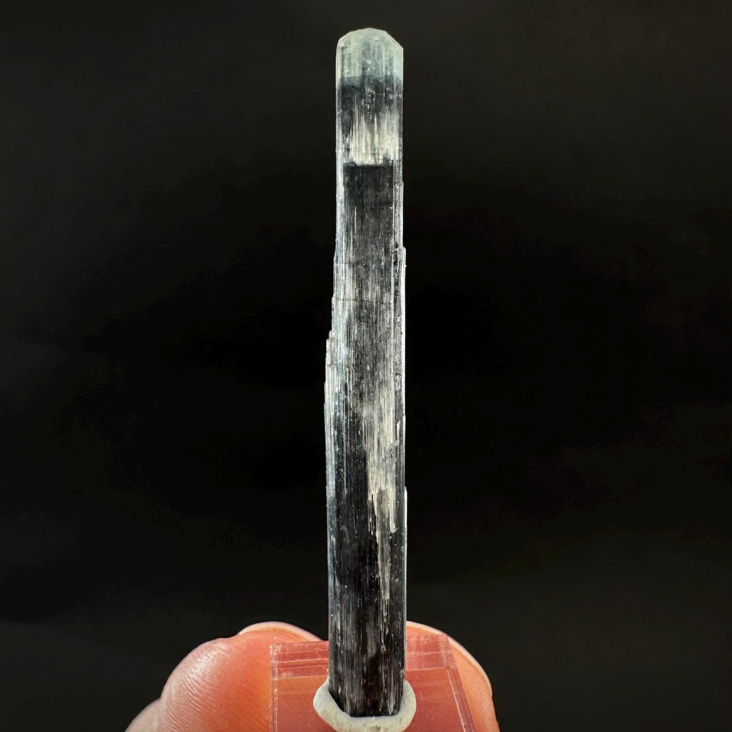 Indicolite Tourmaline Crystal | Natural Blue-Green Mineral Specimen from Pakistan