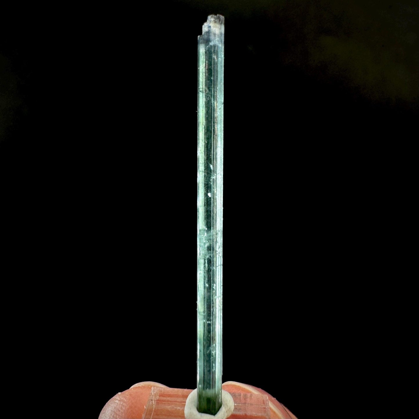 Indicolite Tourmaline Crystal | Natural Blue-Green Mineral Specimen from Pakistan