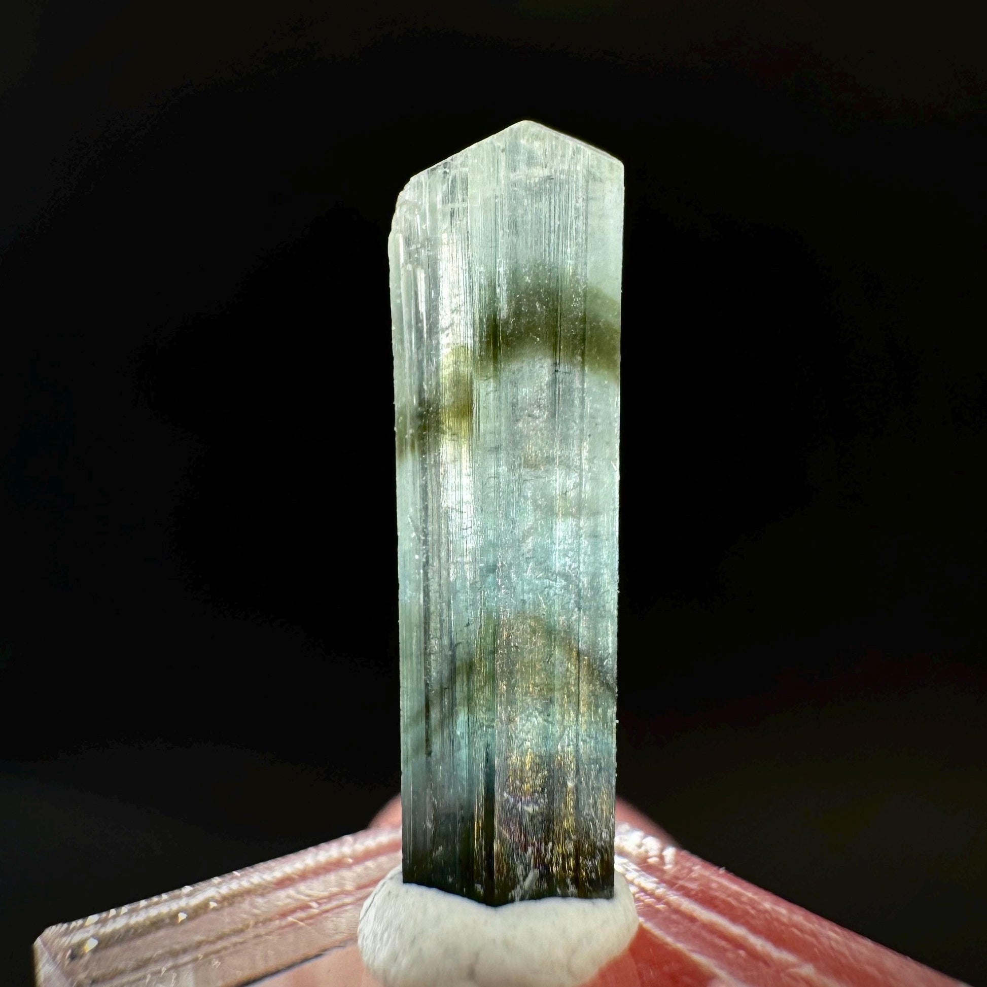 Indicolite Tourmaline Crystal | Natural Blue-Green Mineral Specimen from Pakistan