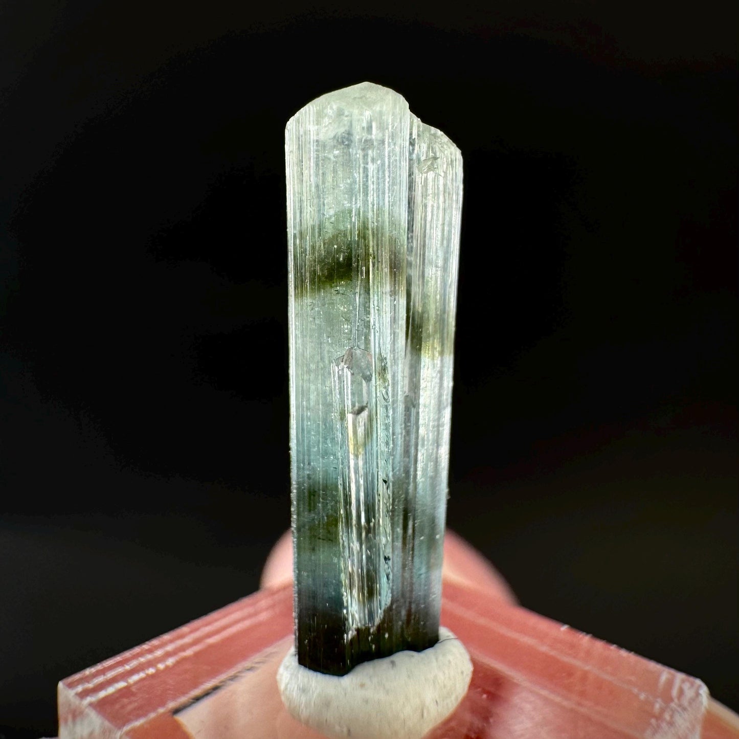 Indicolite Tourmaline Crystal | Natural Blue-Green Mineral Specimen from Pakistan