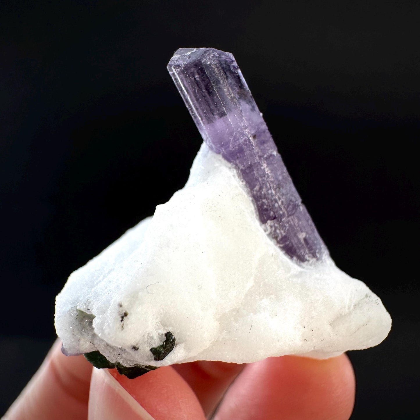 Scapolite on Matrix | Purple Crystal, Mineral Specimen from Afghanistan