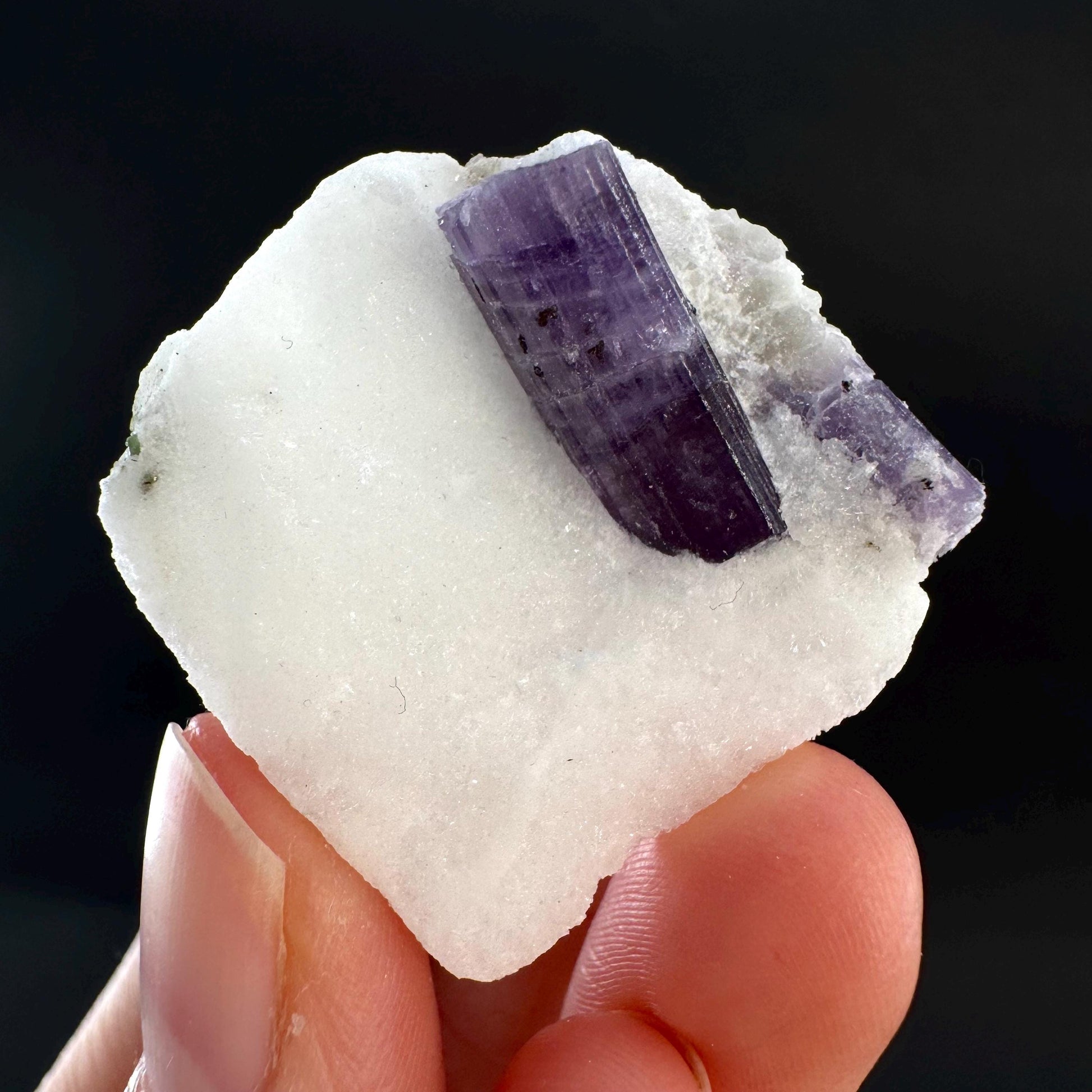 Scapolite on Matrix | Purple Crystal, Mineral Specimen from Afghanistan
