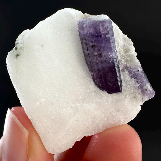 Scapolite on Matrix | Purple Crystal, Mineral Specimen from Afghanistan