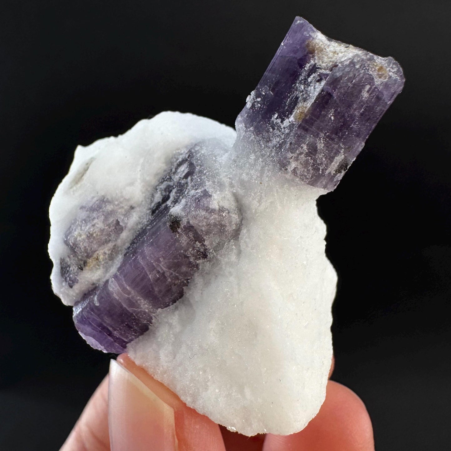 Scapolite on Matrix | Purple Crystal, Mineral Specimen from Afghanistan