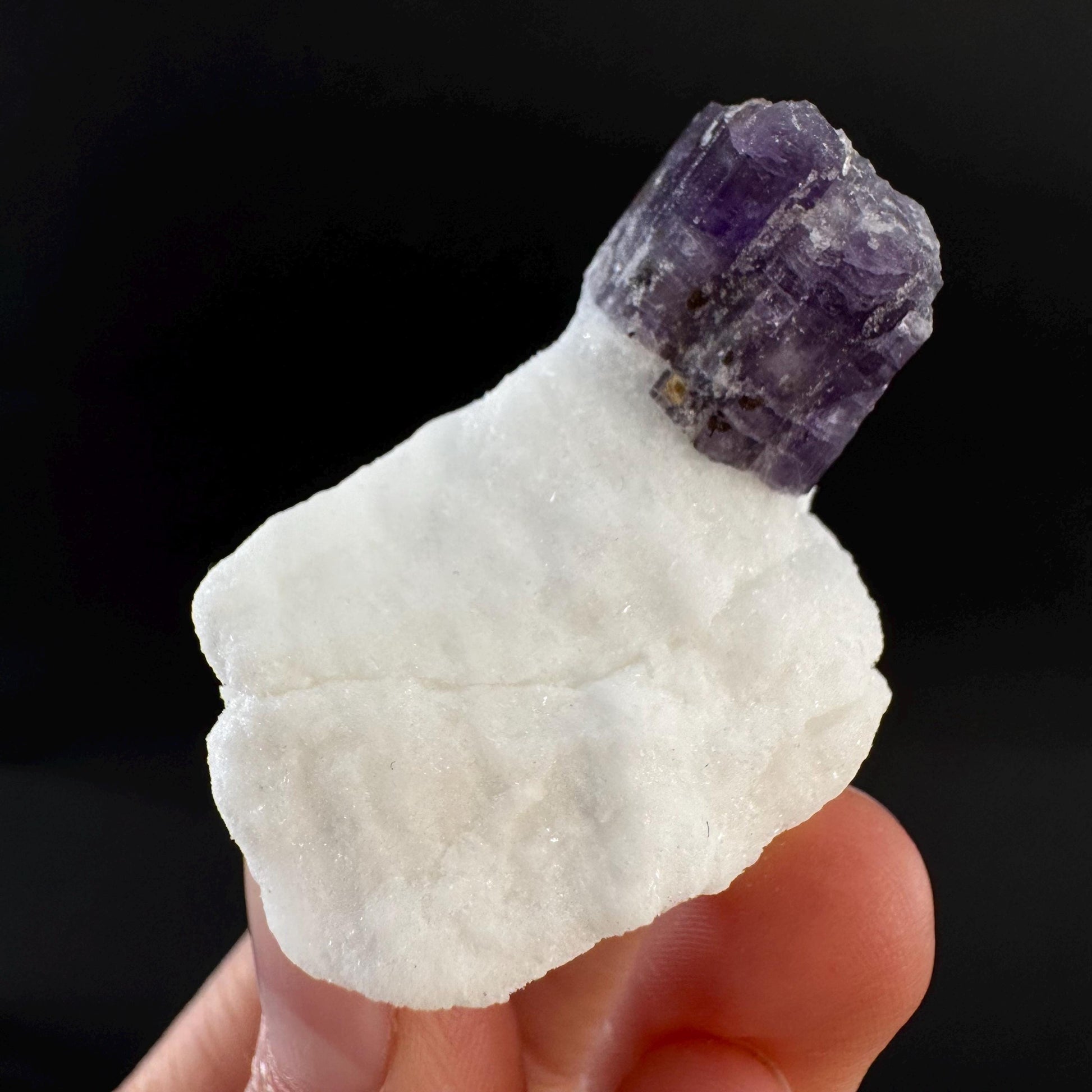 Scapolite on Matrix | Purple Crystal, Mineral Specimen from Afghanistan