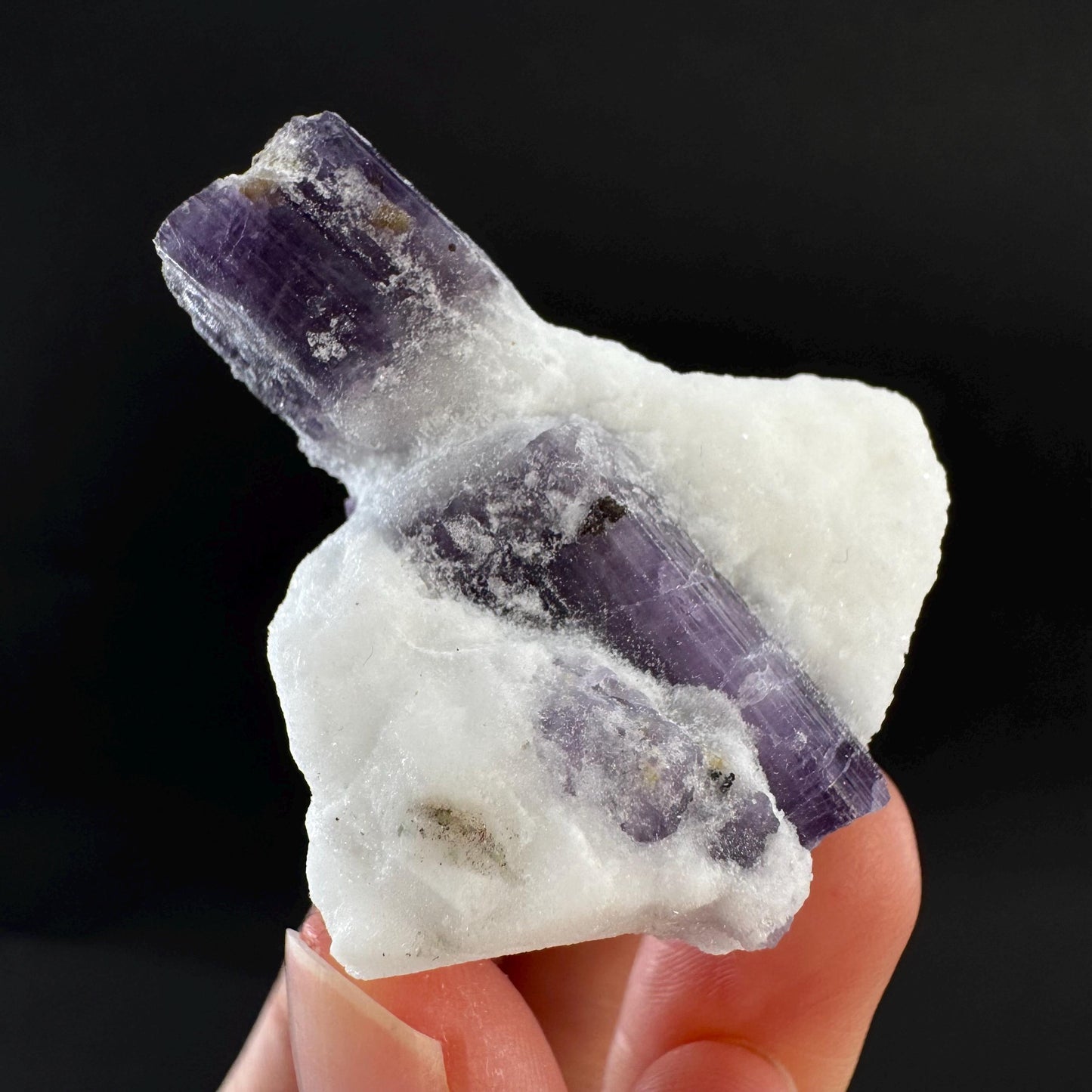 Scapolite on Matrix | Purple Crystal, Mineral Specimen from Afghanistan