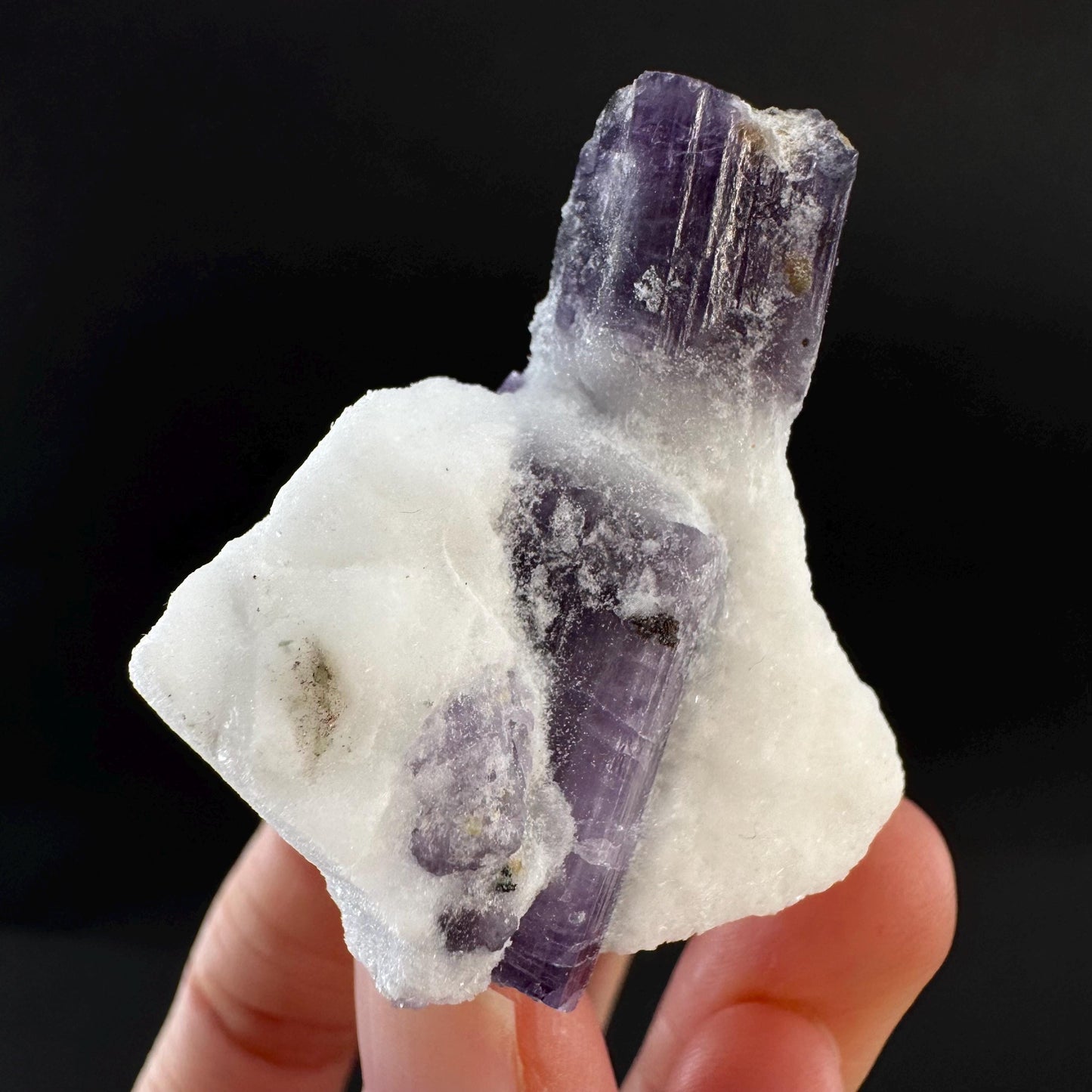 Scapolite on Matrix | Purple Crystal, Mineral Specimen from Afghanistan