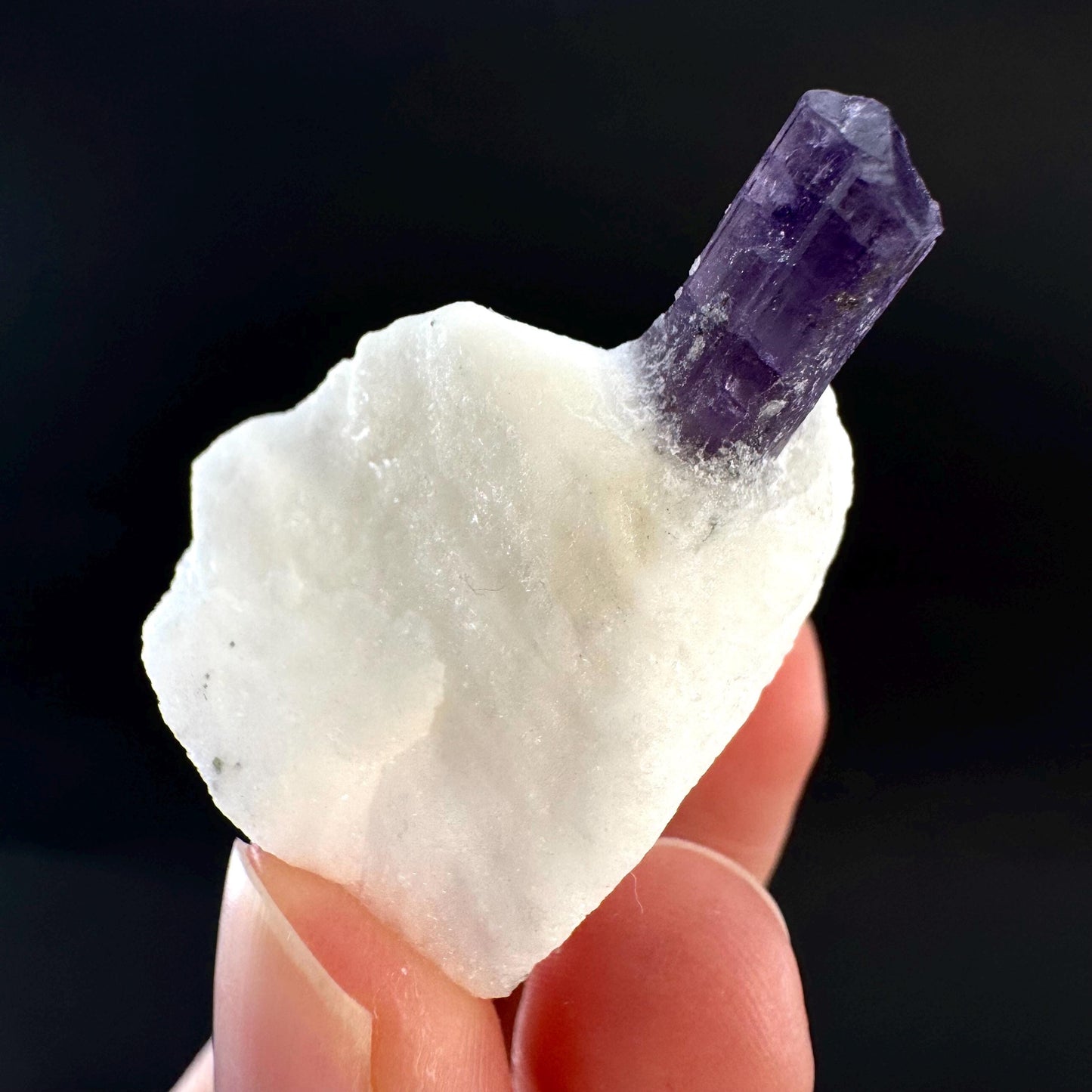 Scapolite on Matrix | Purple Crystal, Mineral Specimen from Afghanistan