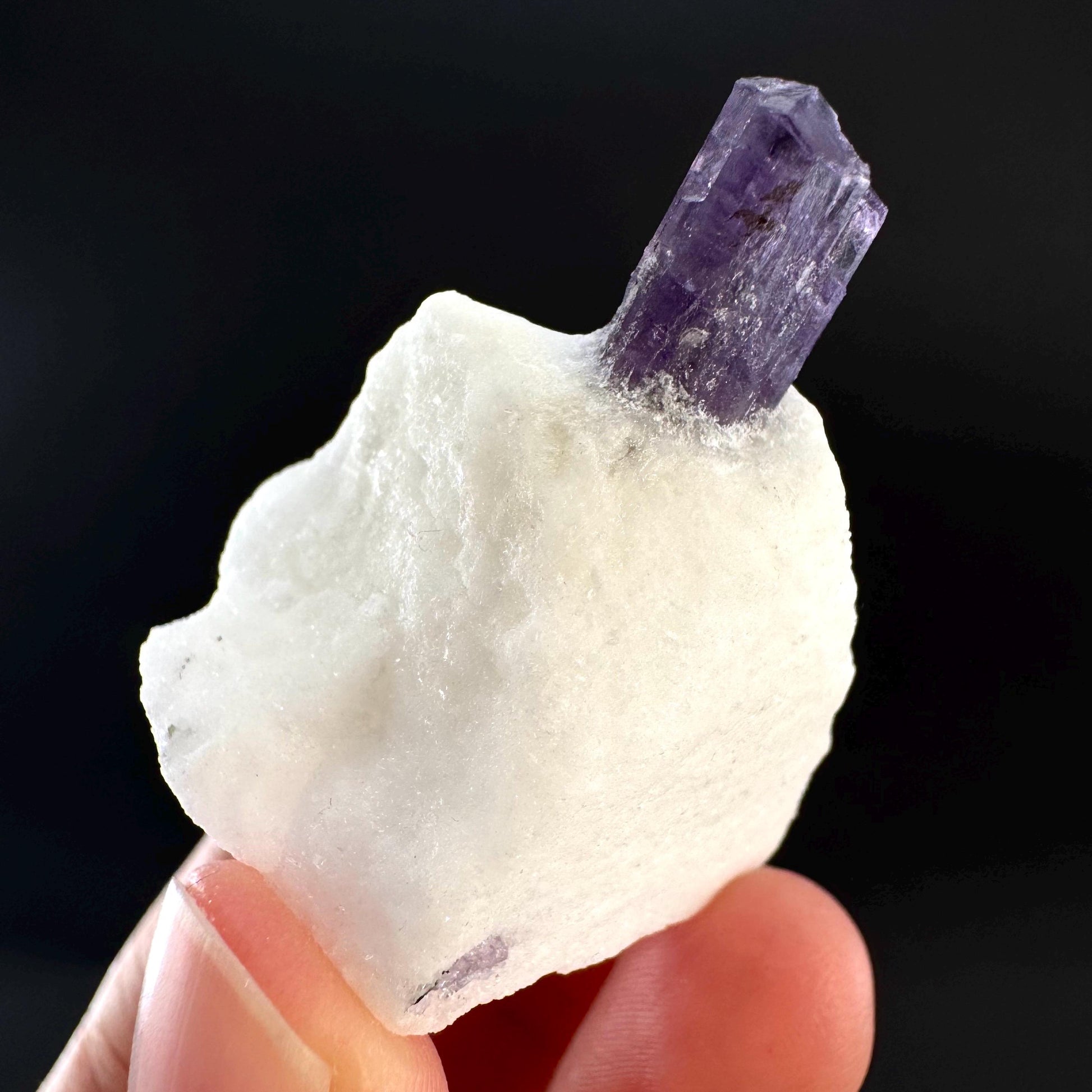 Scapolite on Matrix | Purple Crystal, Mineral Specimen from Afghanistan