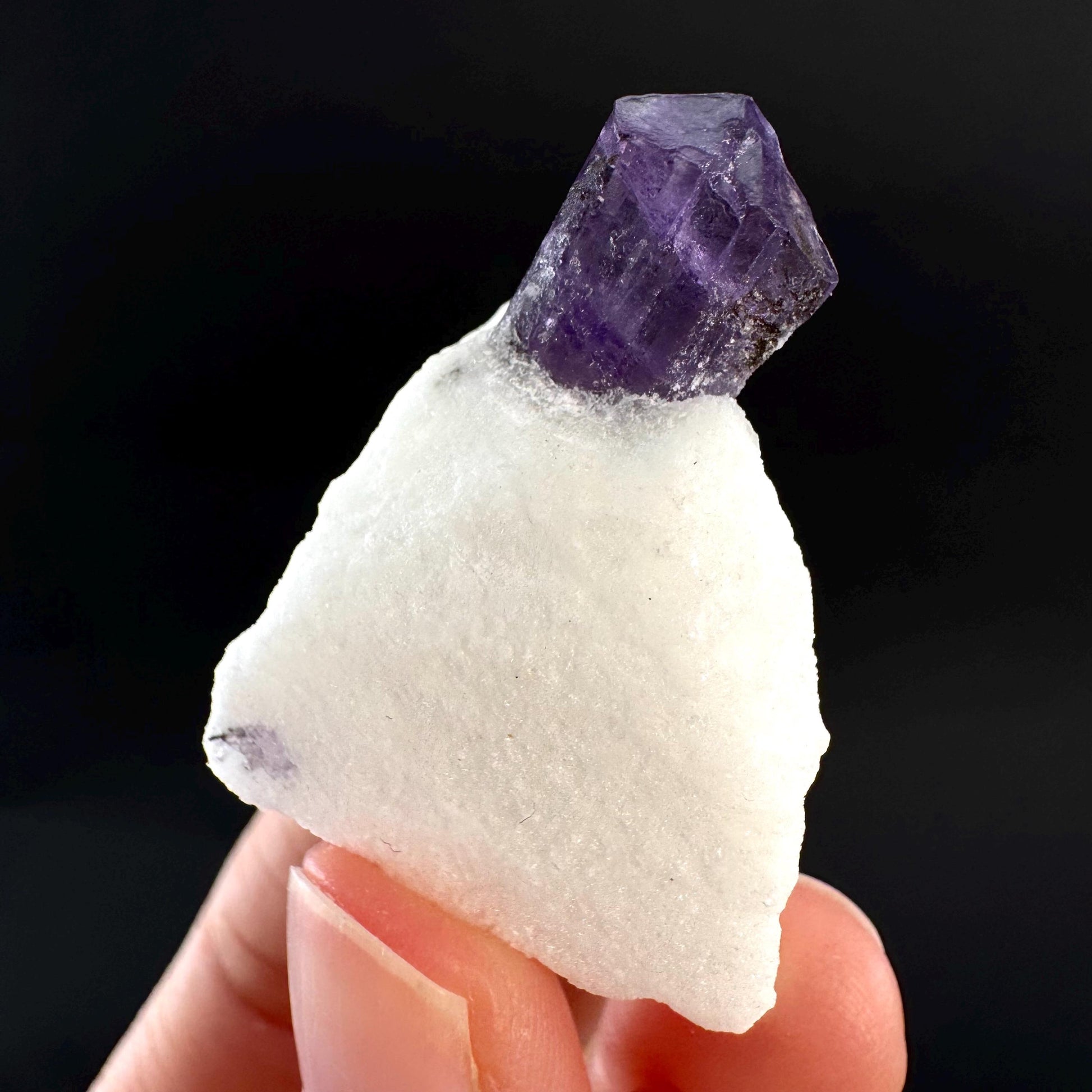 Scapolite on Matrix | Purple Crystal, Mineral Specimen from Afghanistan