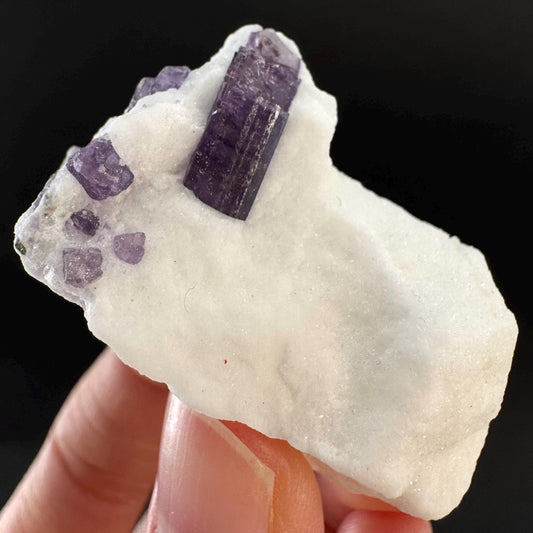 Scapolite on Matrix | Purple Crystal, Mineral Specimen from Afghanistan
