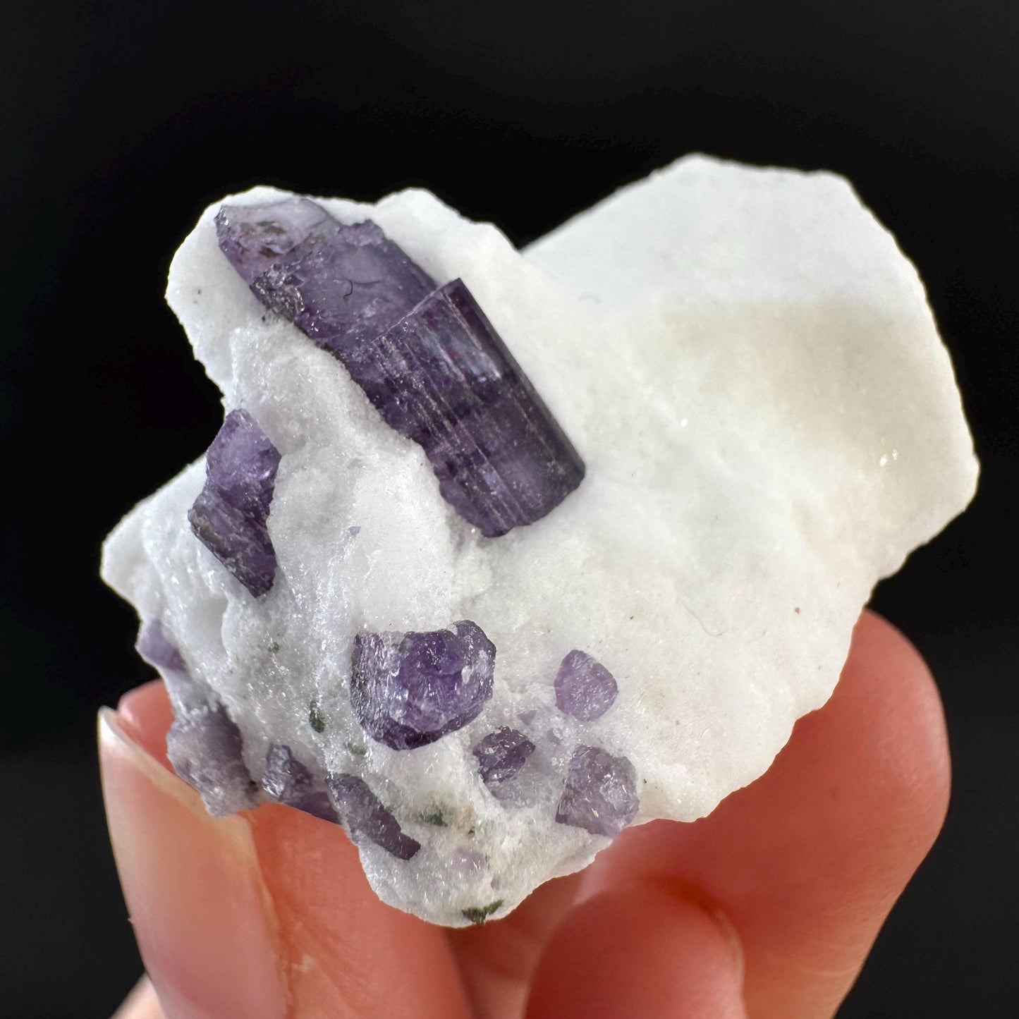 Scapolite on Matrix | Purple Crystal, Mineral Specimen from Afghanistan