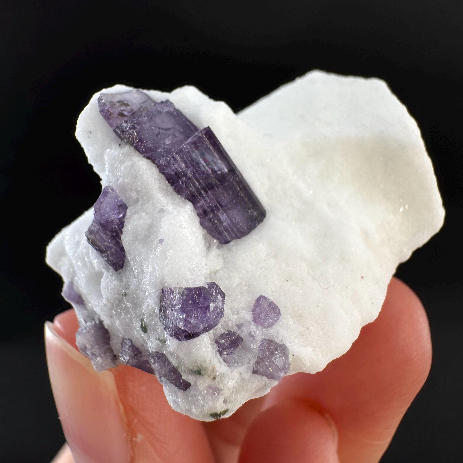 Scapolite on Matrix | Purple Crystal, Mineral Specimen from Afghanistan