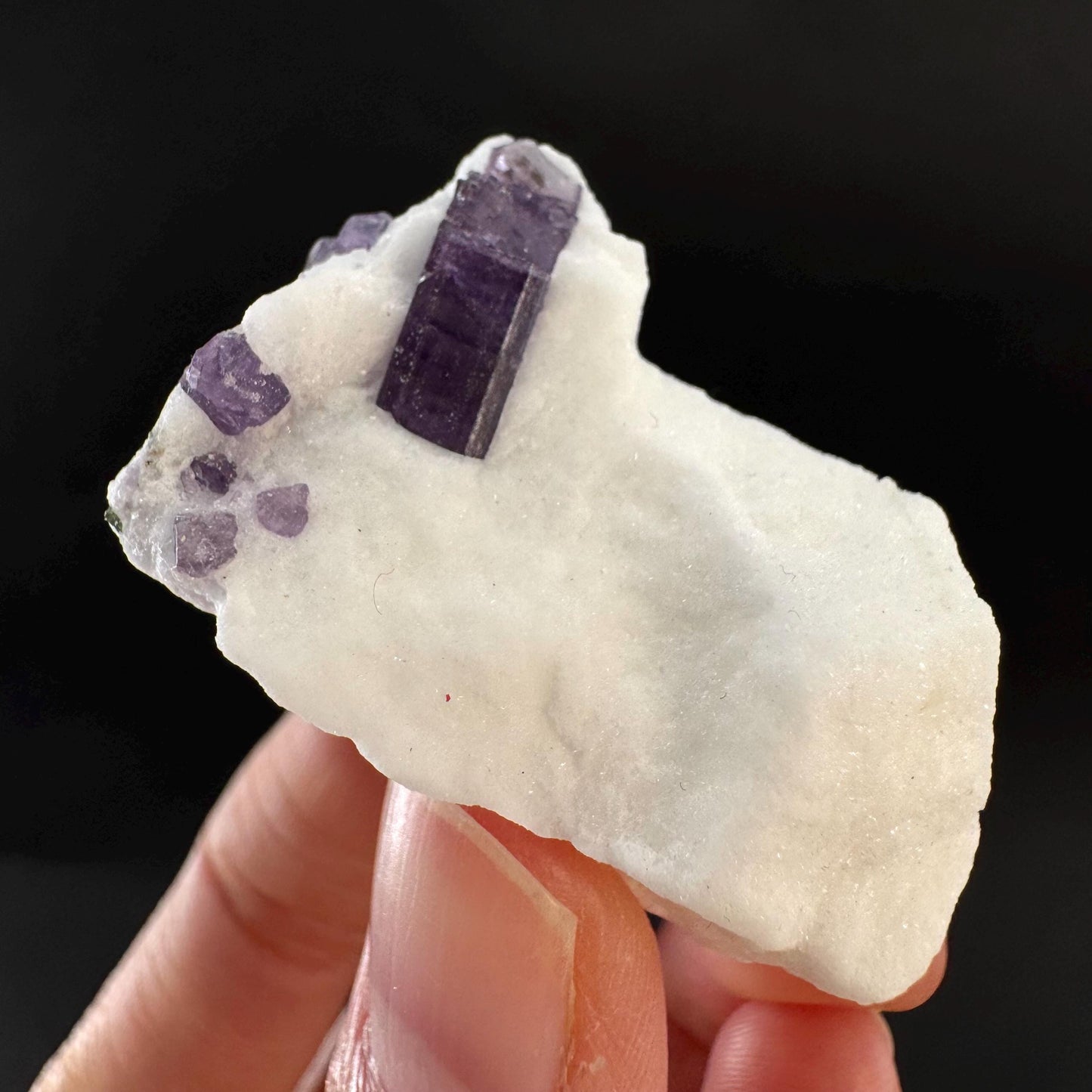 Scapolite on Matrix | Purple Crystal, Mineral Specimen from Afghanistan