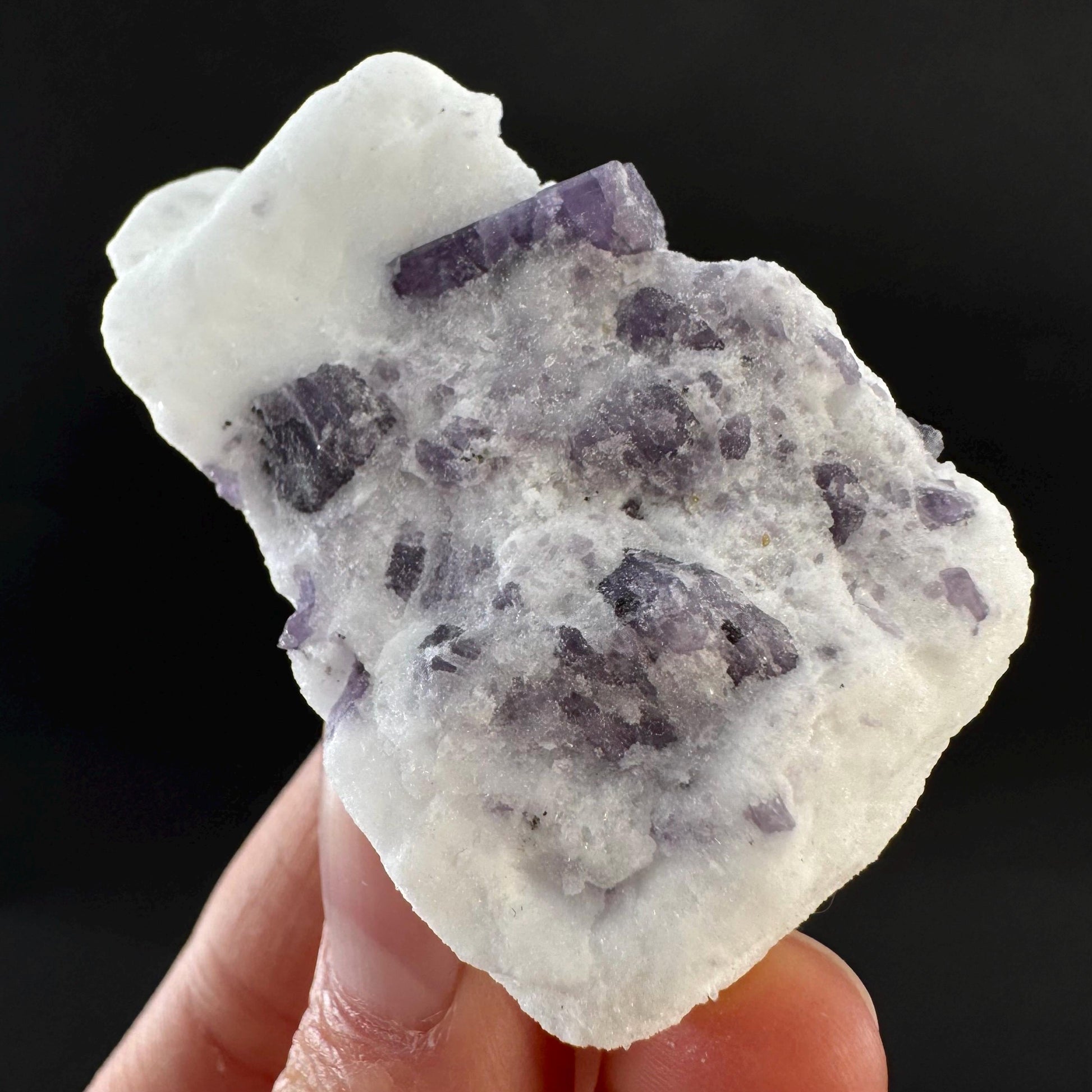 Scapolite on Matrix | Purple Crystal, Mineral Specimen from Afghanistan
