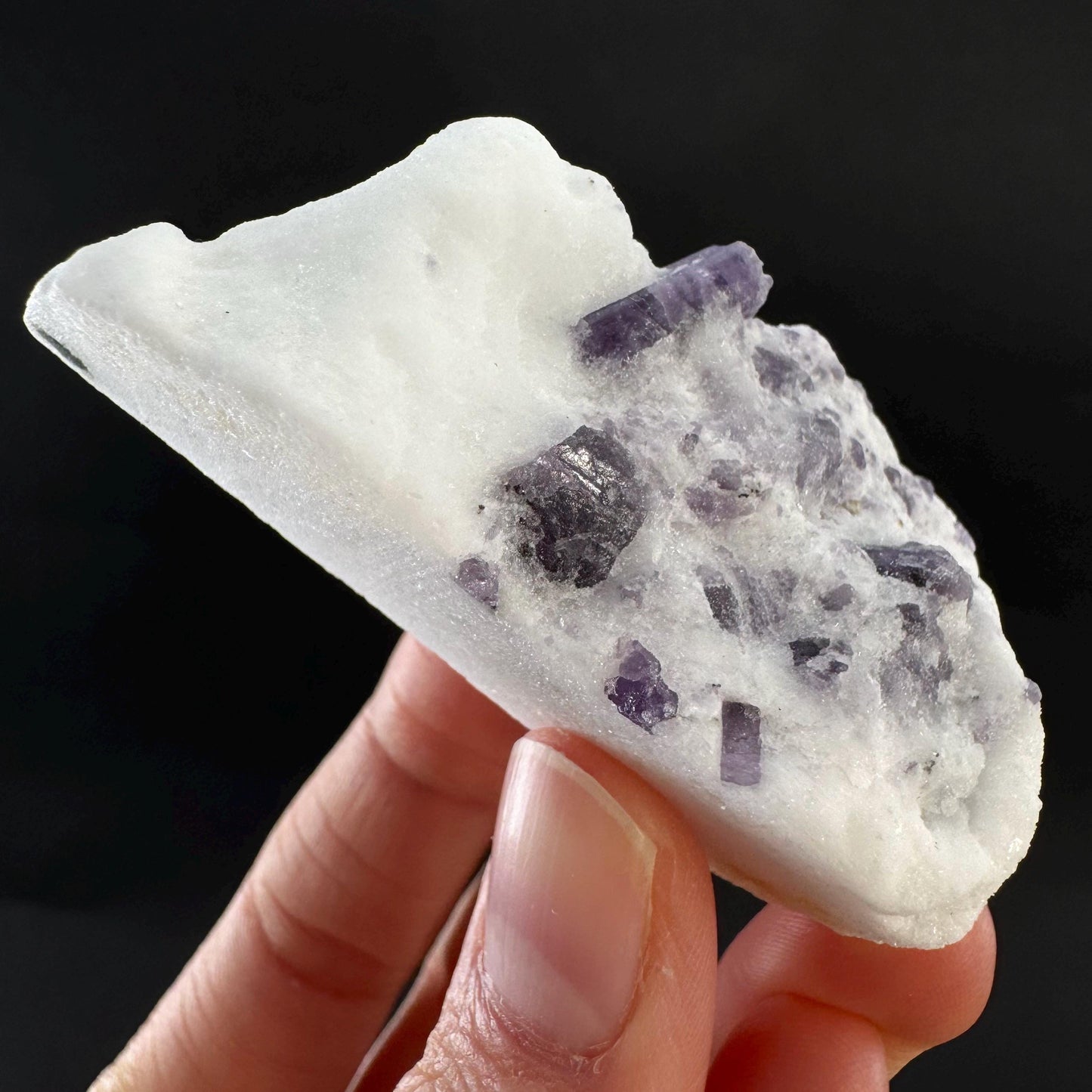 Scapolite on Matrix | Purple Crystal, Mineral Specimen from Afghanistan