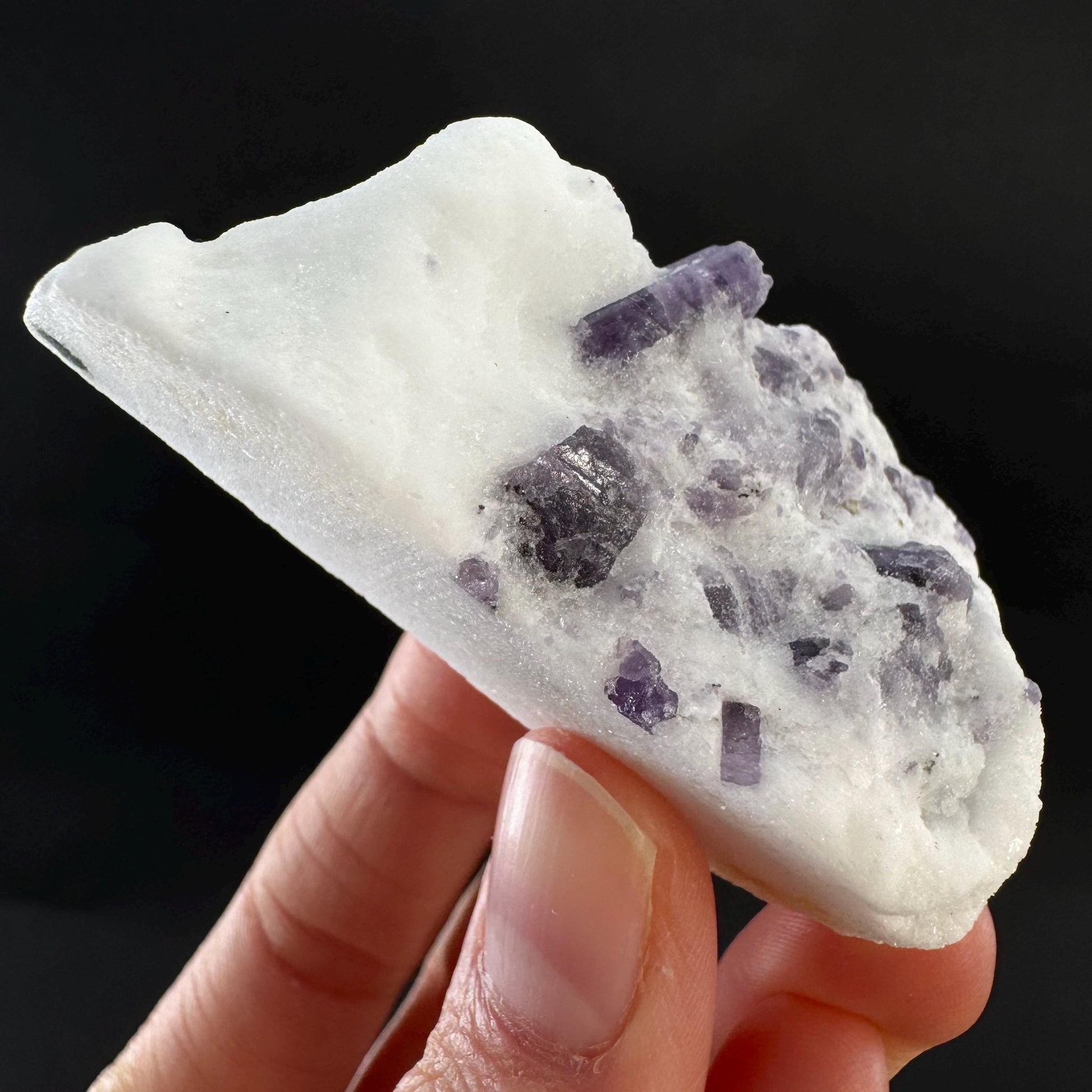 Scapolite on Matrix | Purple Crystal, Mineral Specimen from Afghanistan