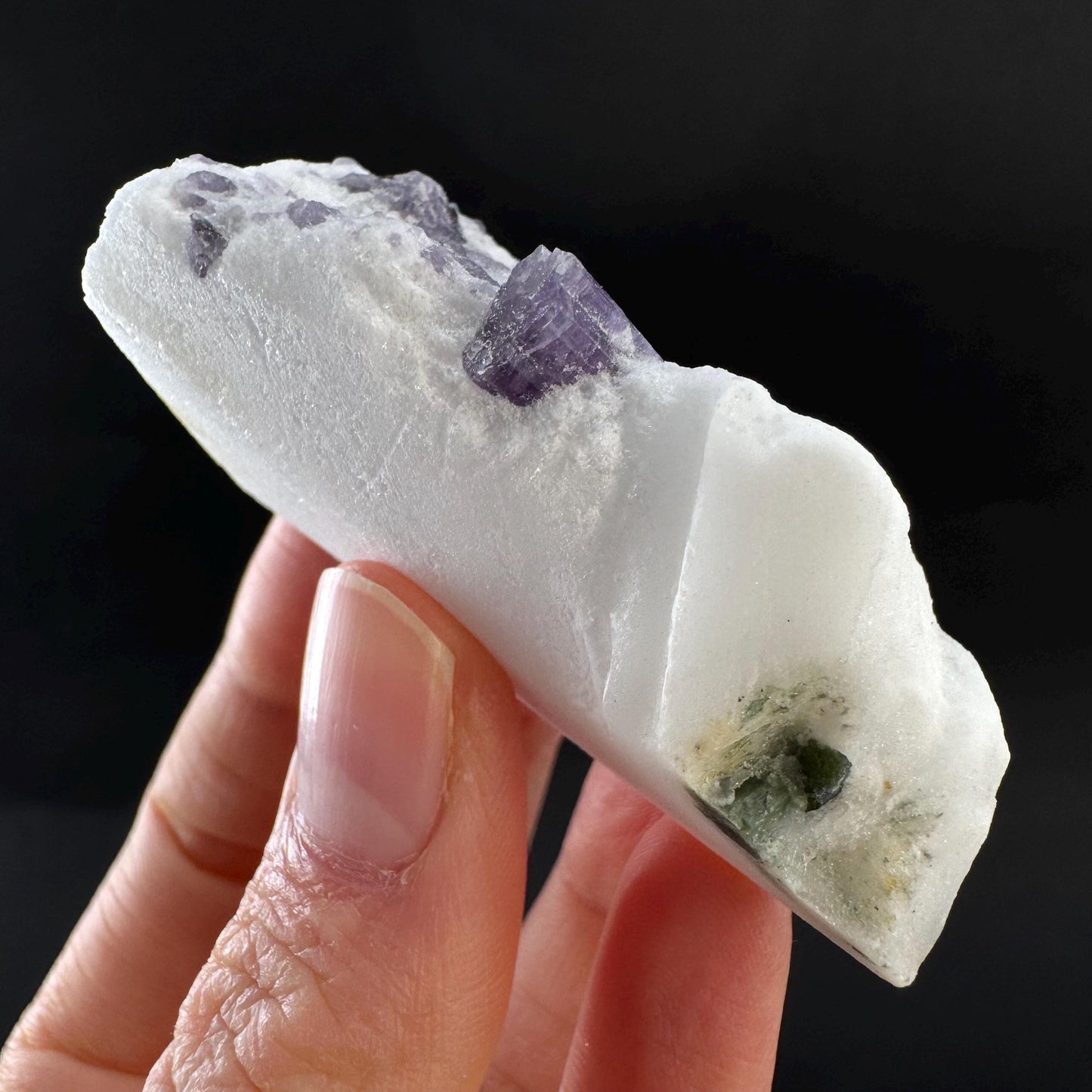 Scapolite on Matrix | Purple Crystal, Mineral Specimen from Afghanistan