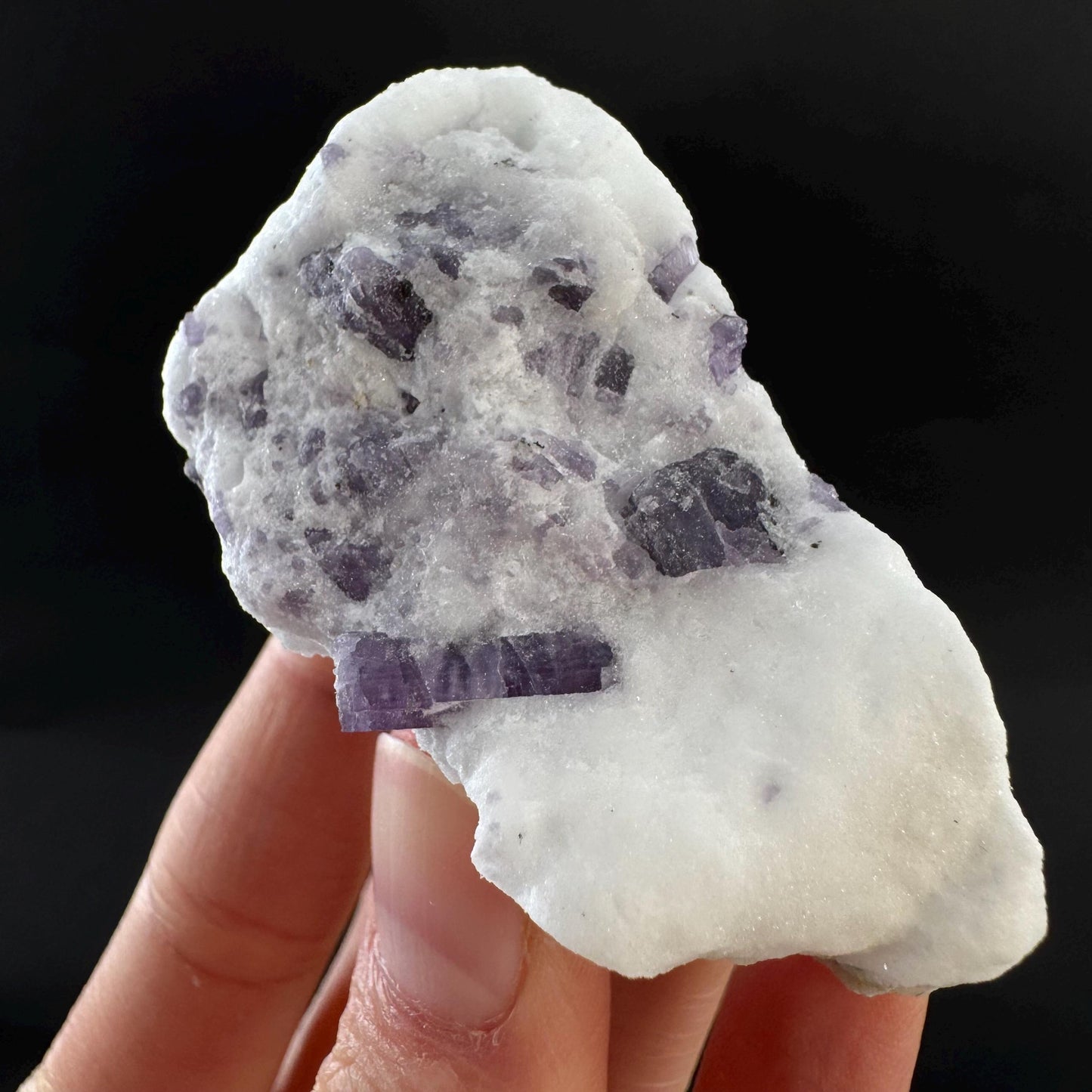 Scapolite on Matrix | Purple Crystal, Mineral Specimen from Afghanistan